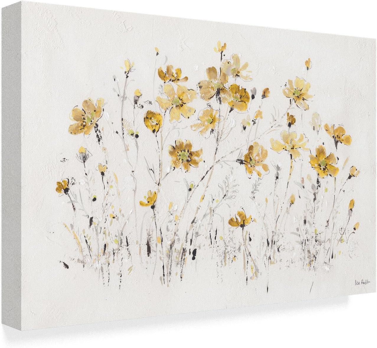 Lisa Audit 'Wildflowers I Yellow' Canvas Art