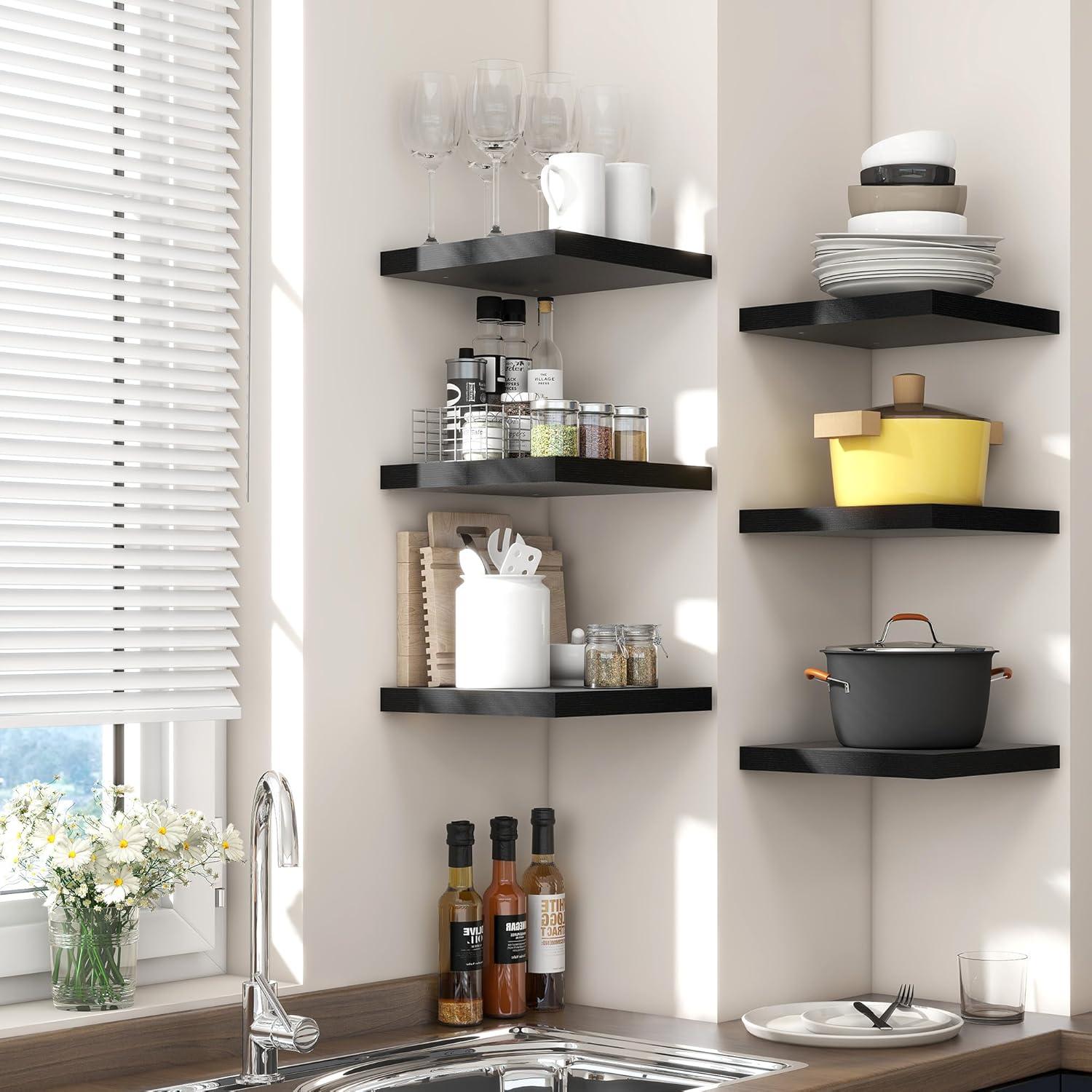 Hokku Designs Soeke 2 Piece Floating Shelf
