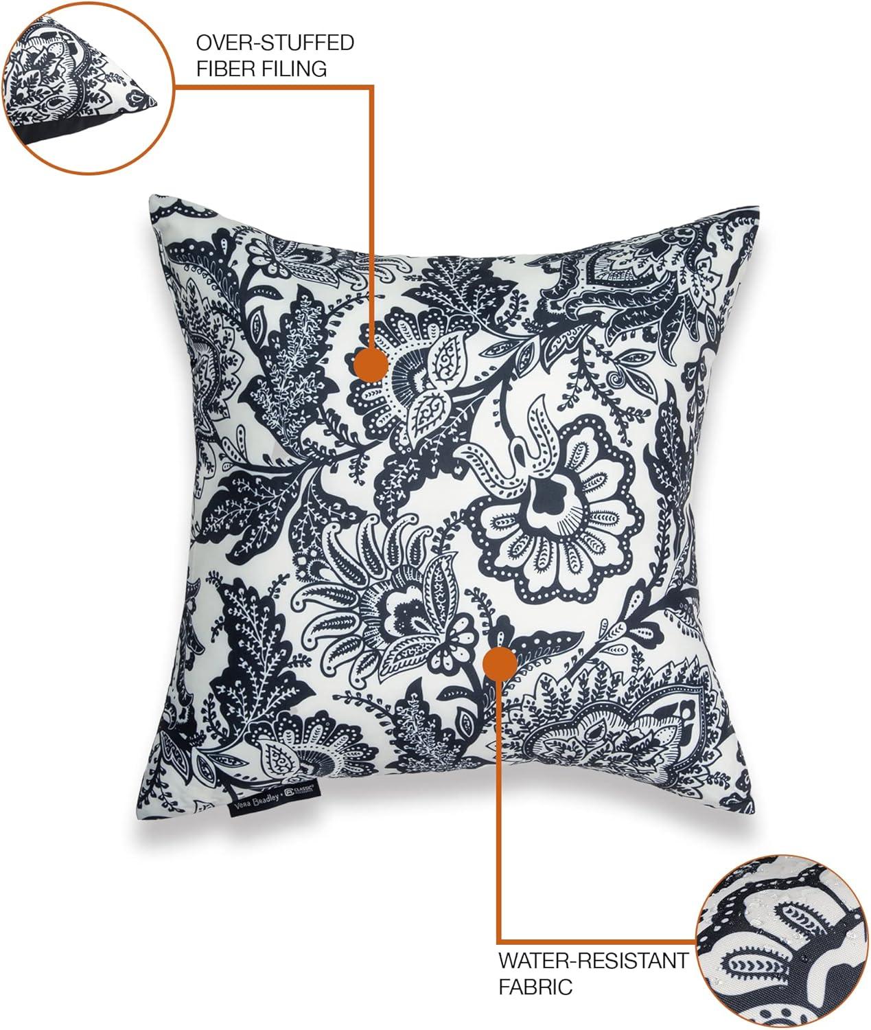Vera Bradley Vera Bradley Island Outdoor Square Pillow Cover & Insert (Set of 2)