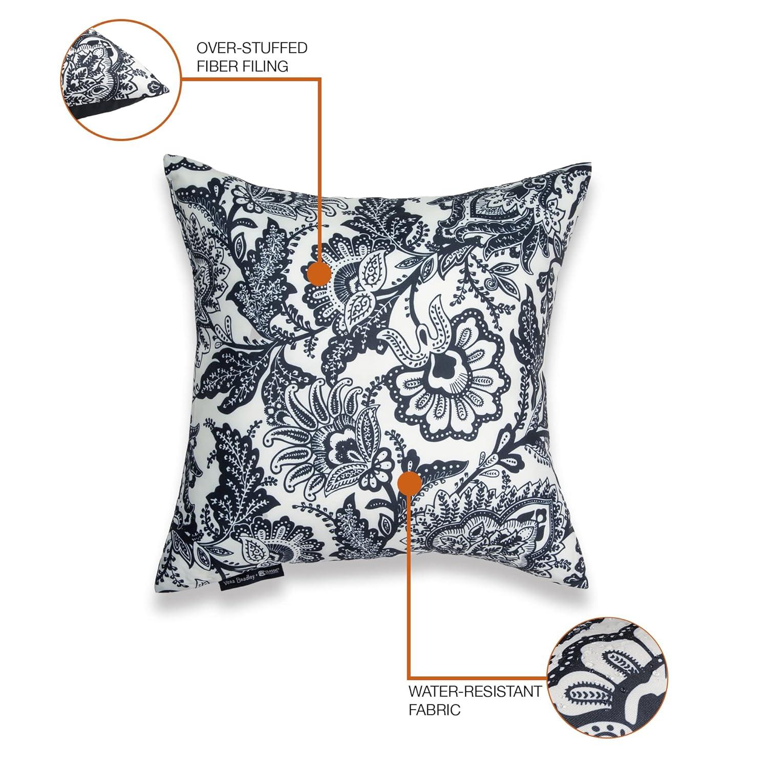 Vera Bradley Vera Bradley Island Outdoor Square Pillow Cover & Insert (Set of 2)