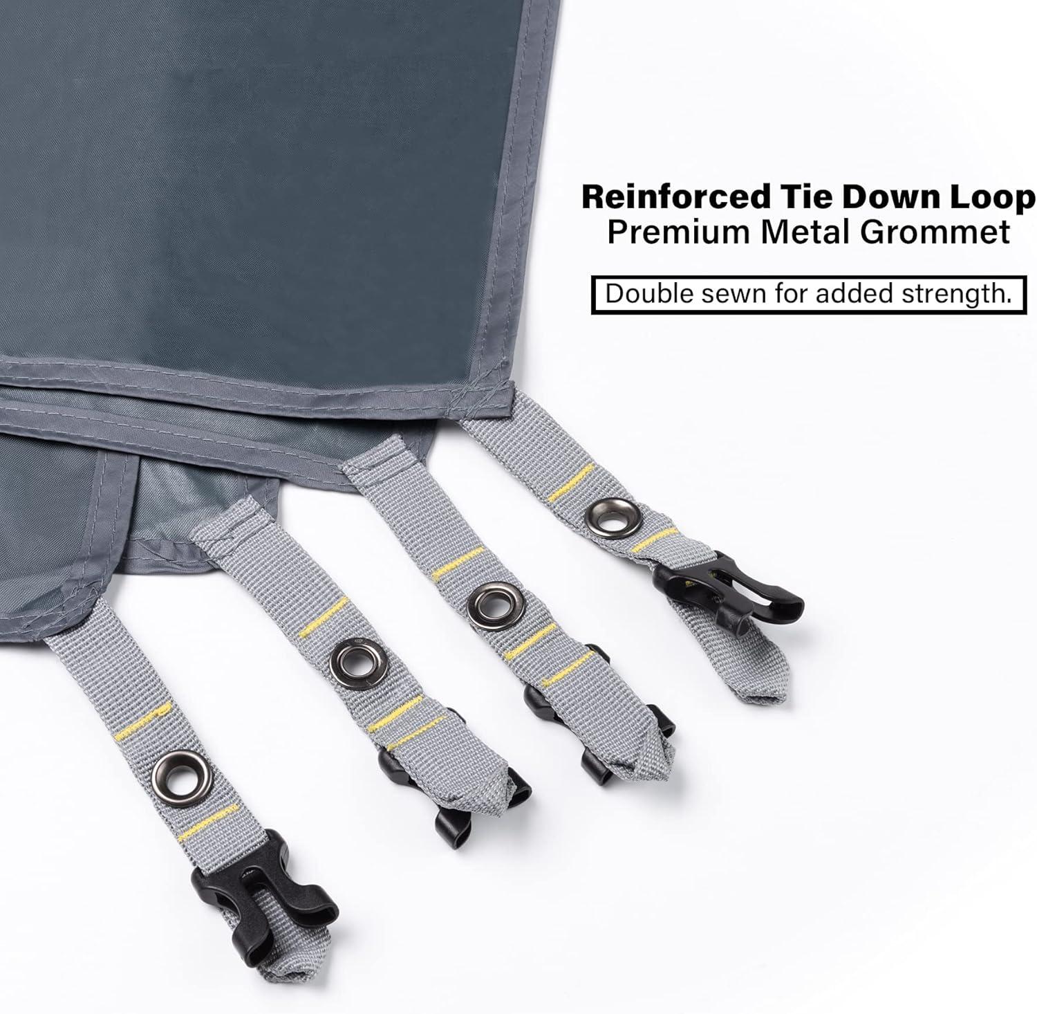 BISINNA Waterproof Camping Tarp Mutifunctional Tent Footprint, Groundsheet Picnic and Beach Mat with Carrying Storage Bag for Picnic, Hiking,Backpacking,Hammock