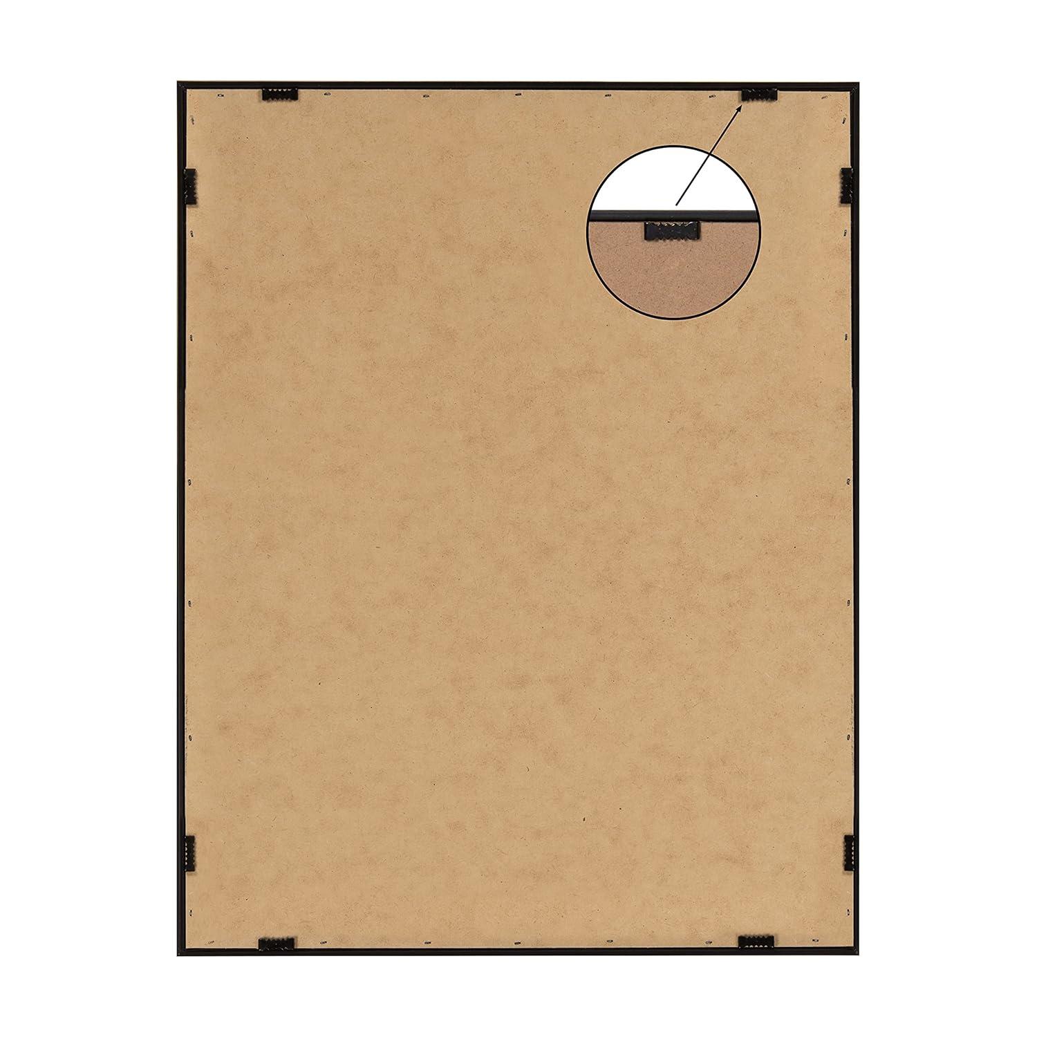 Kate and Laurel Sylvie Lienzo Abstracto Brillante Enmarcado Arte de Pared de Jessi Raulet of Ettavee, 18x24 Natural, Pinceladas Coloridas Modernas Arte para Pared