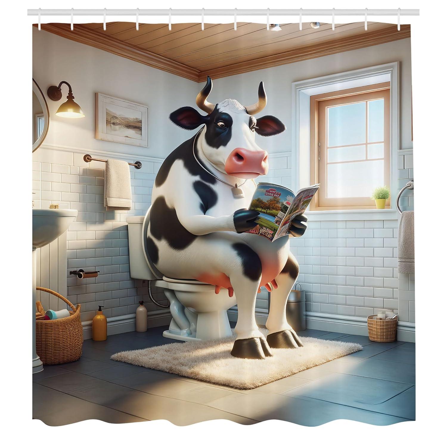 Ambesonne Shower Curtain with Hooks Included