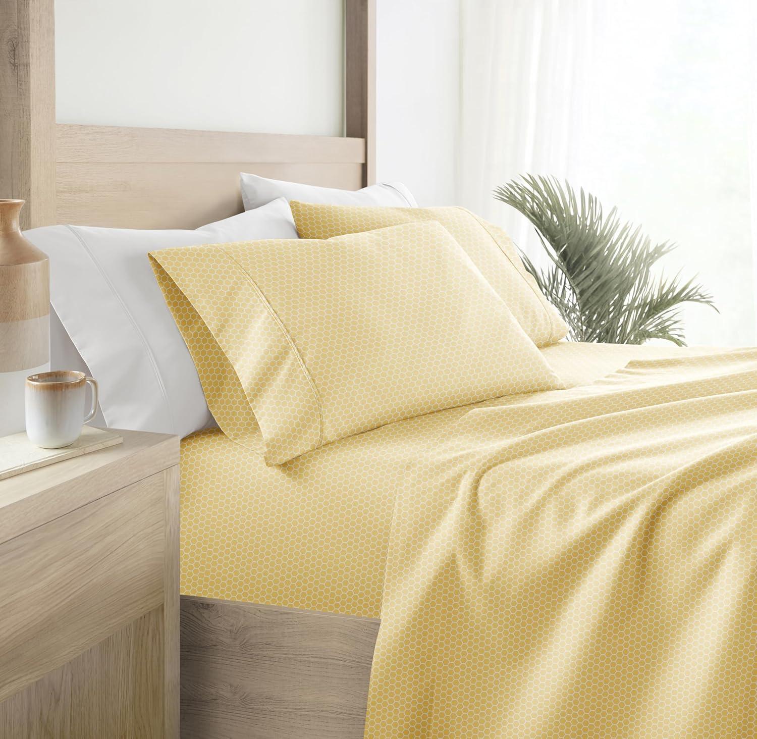 Simply Soft™ Honeycomb Pattern Microfiber Sheet Set