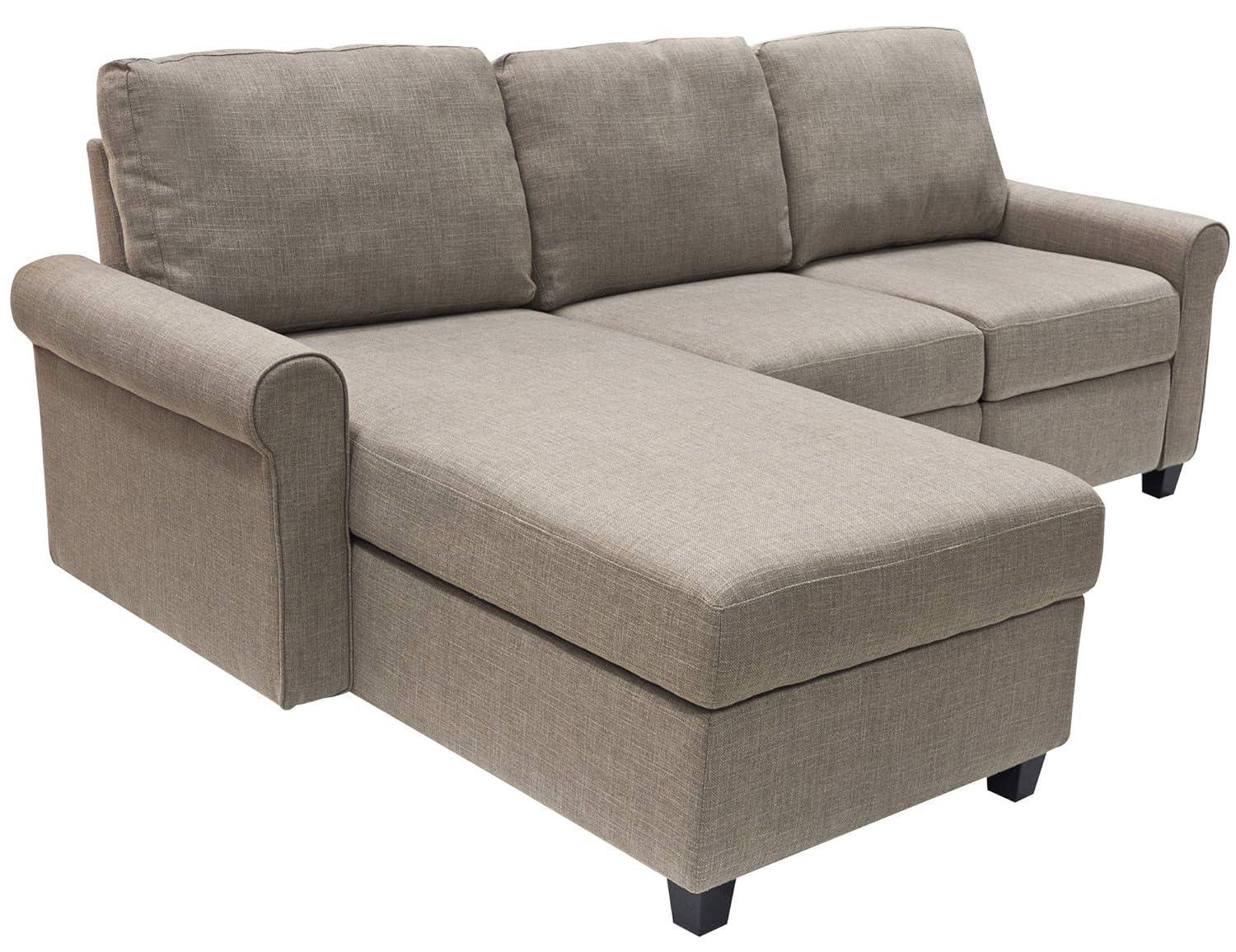 Serta Copenhagen Reclining Sectional Sofa with Storage Chaise