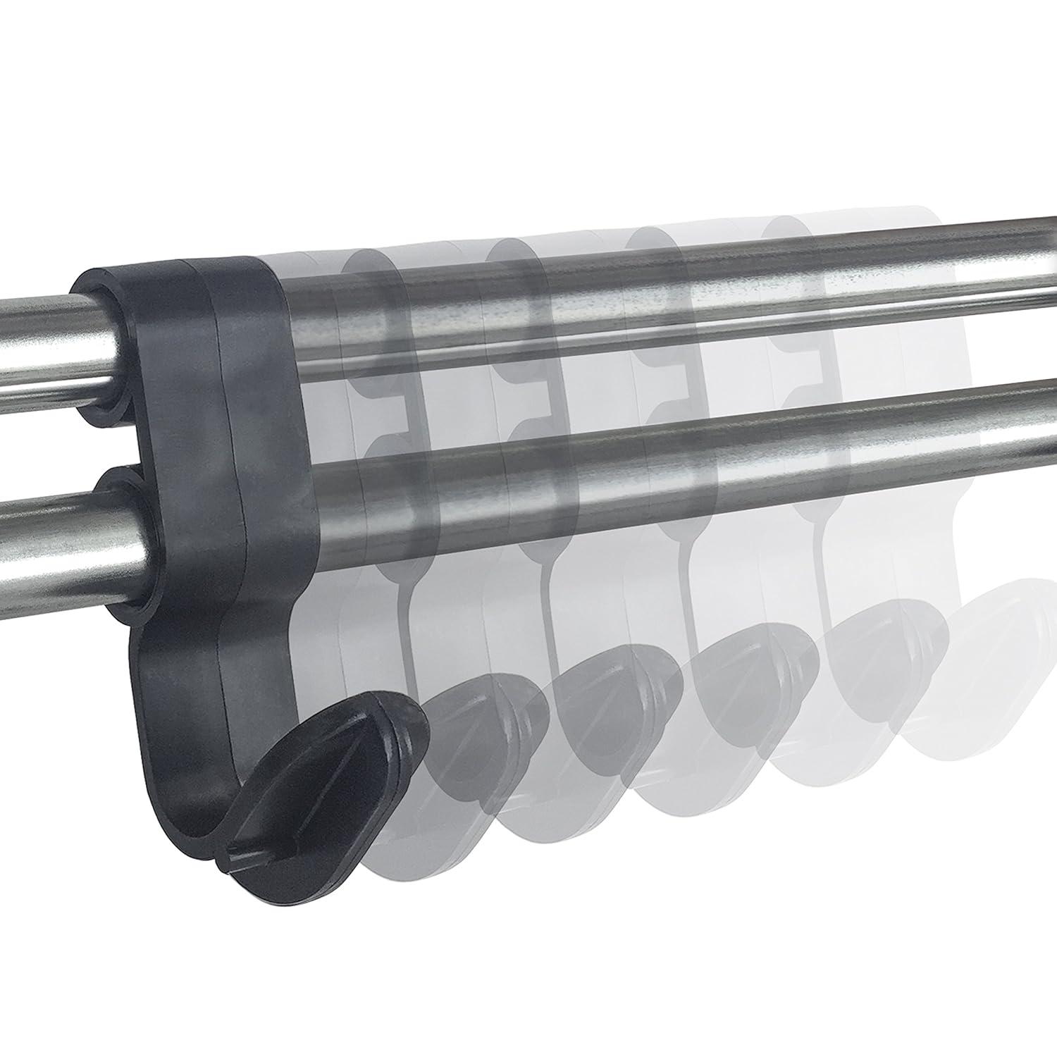 LYNK PROFESSIONAL 149100DS Lynk Garage Sports Equipment Organizer - Wall Mount Ball Rack - Sports Equipment Storage - Ball Storage for Garage - Garage Toy Storage - Easy to Install Sports Storage Organizer for Garage - Black