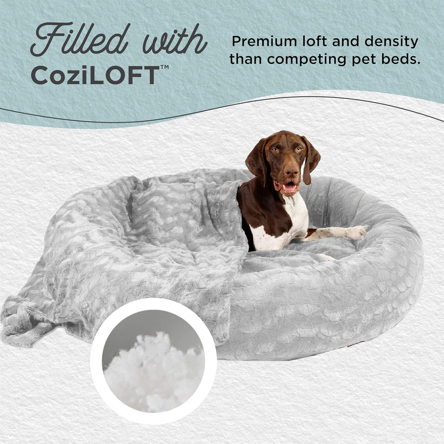 Best Friends By Sheri Best Friends by Sheri Bundle The Original Calming Lux Donut Cuddler Pet Bed/Throw