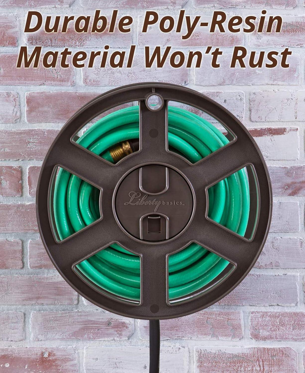Liberty Garden Plastic Wall Hose Reel