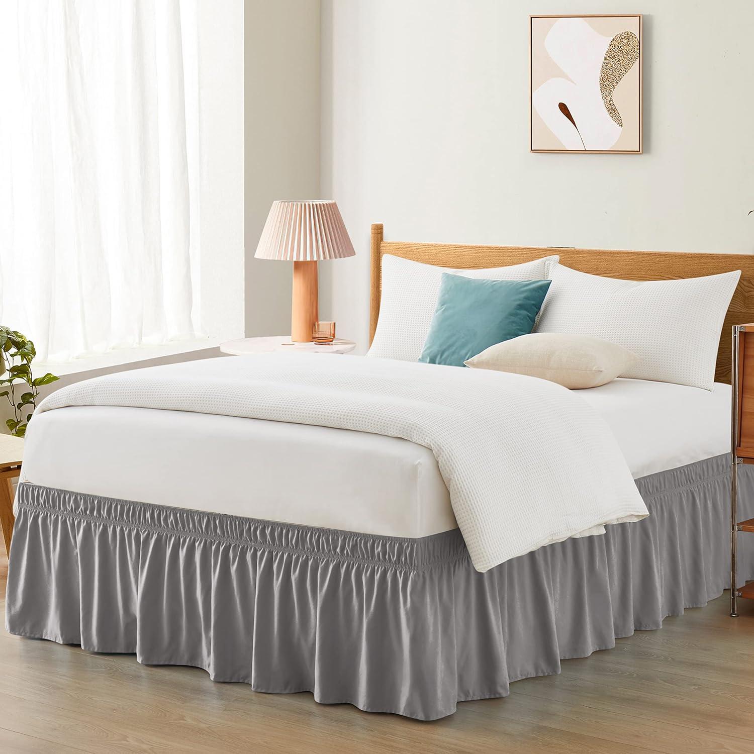 Ruffled Wrap Around Bed Skirt
