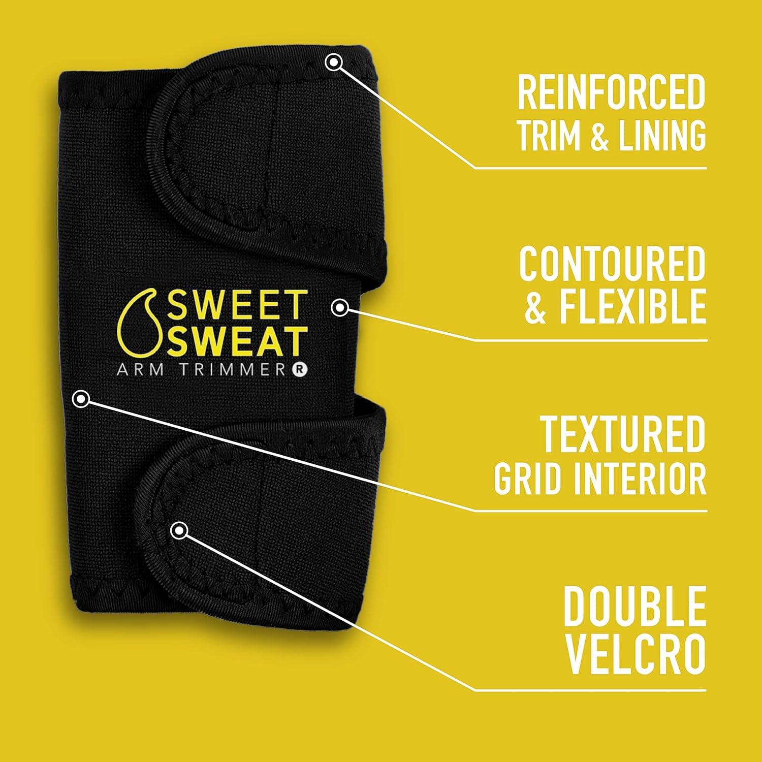 Sports Research Sweet Sweat Arm Trimmers - Medium - Yellow