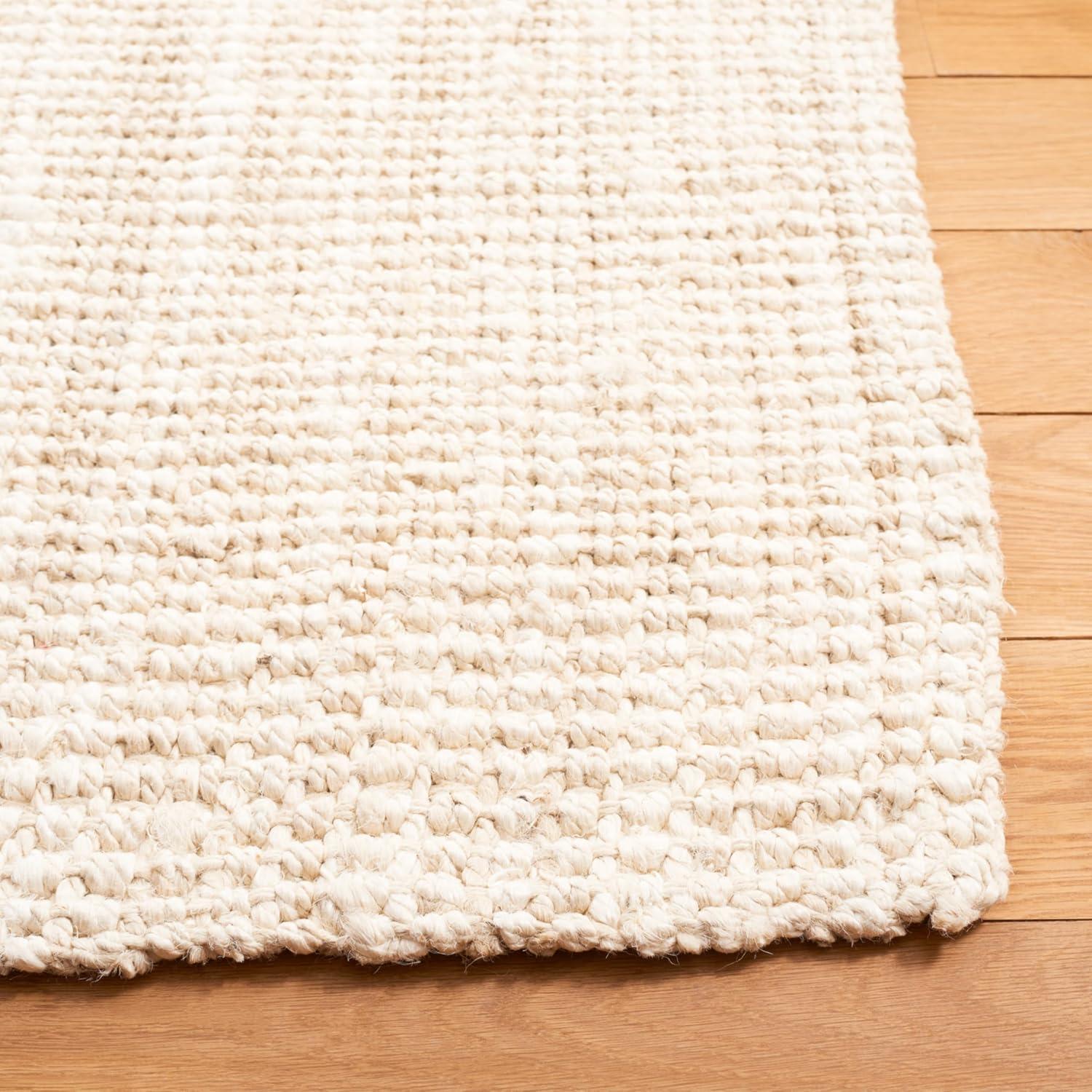 Natural Fiber NF730 Hand Woven Indoor Area Rug - Ivory - 4'x6' - Safavieh.