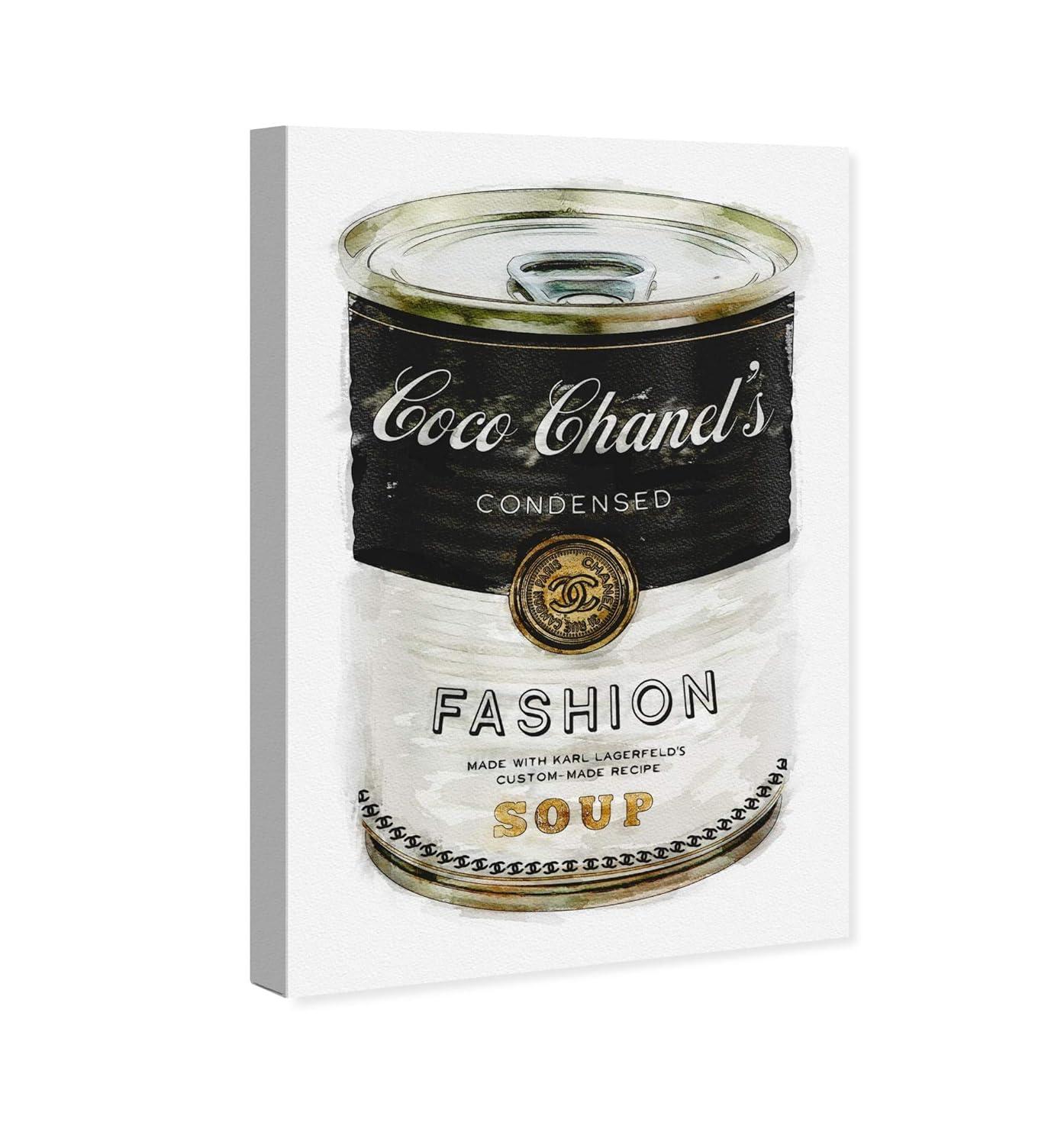 Oliver Gal Prints " Fashion Soup Can "