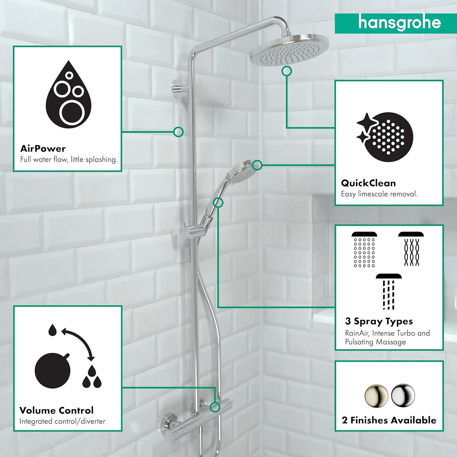 Croma 220 Thermostatic Shower Faucet