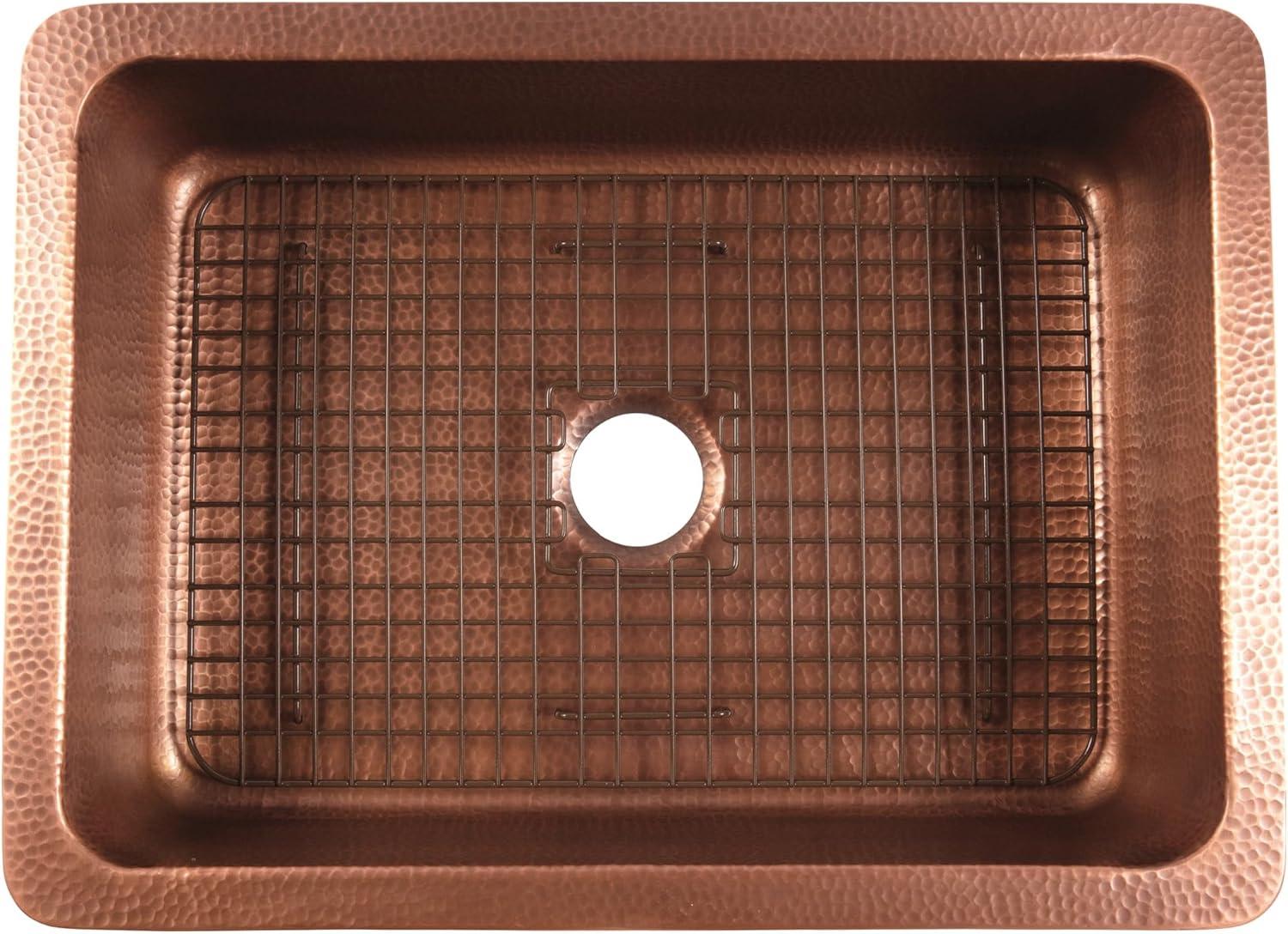 SinkSense Foster Antique Brown 25" x 17" Kitchen Sink Bottom Grid