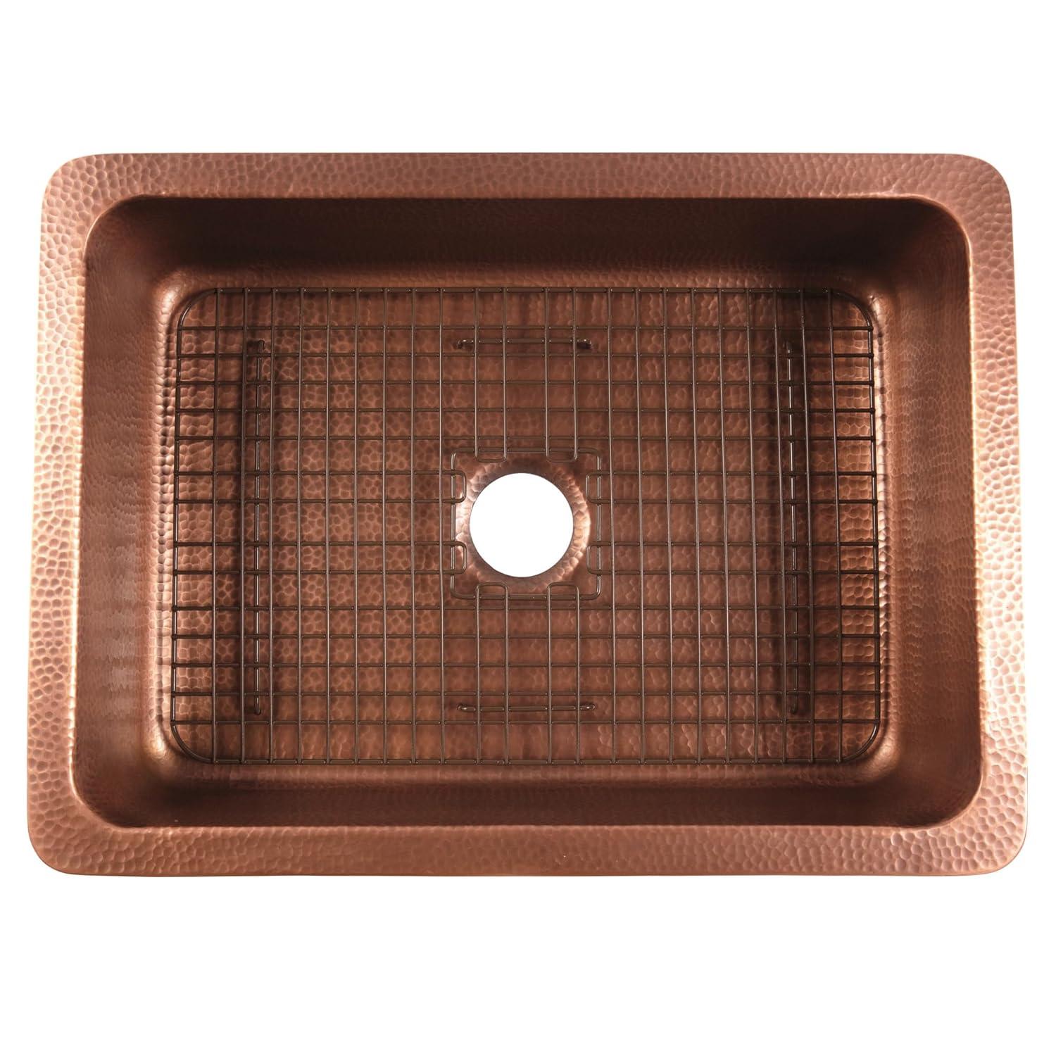 SinkSense Foster Antique Brown 25" x 17" Kitchen Sink Bottom Grid