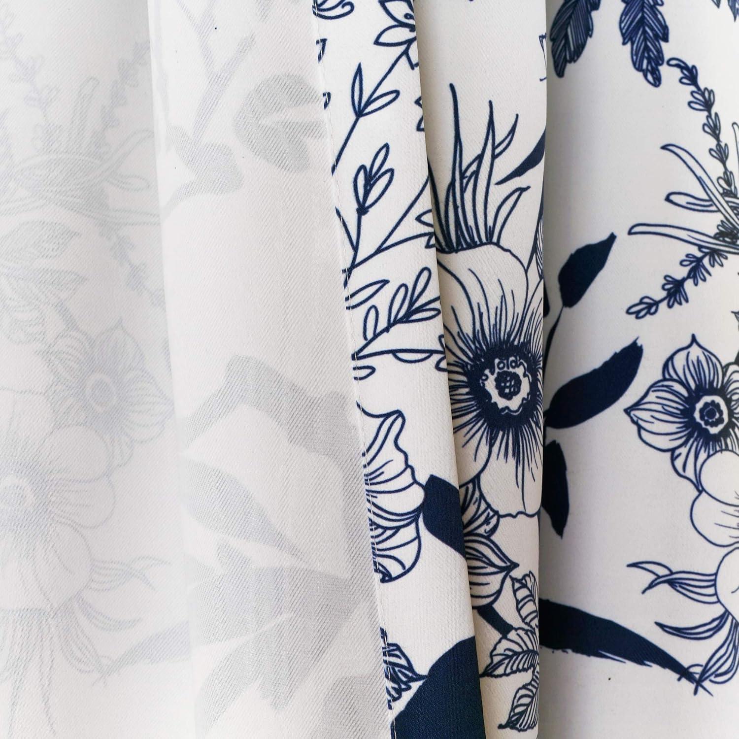 Lush Decor Botanical Garden Floral Tailored 52'' W Window Valance