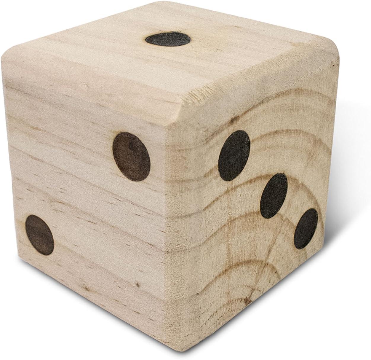 Oversized Wooden Yard Dice