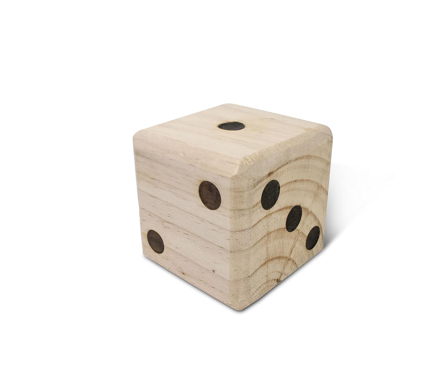 Oversized Wooden Yard Dice