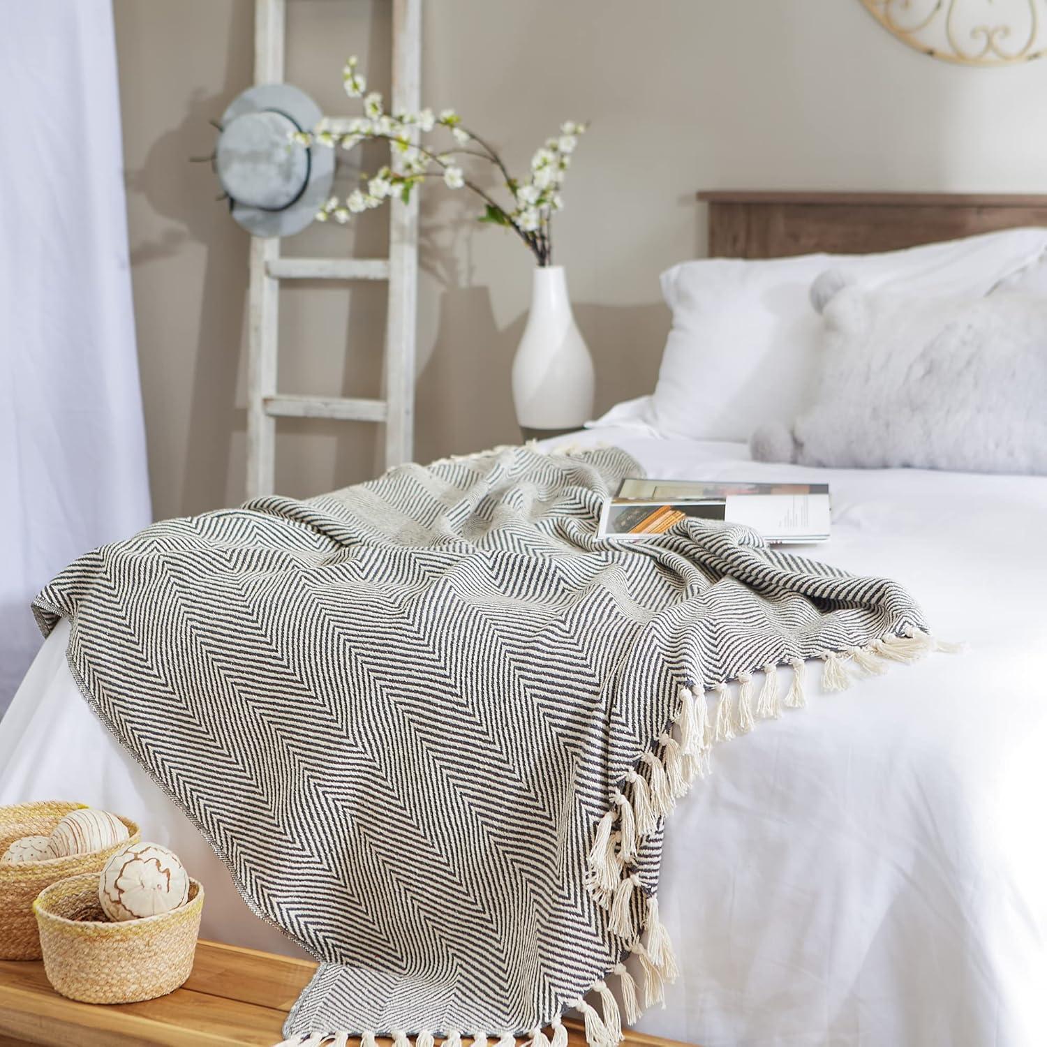 Design Imports Dll Hand Woven Throw Blanket