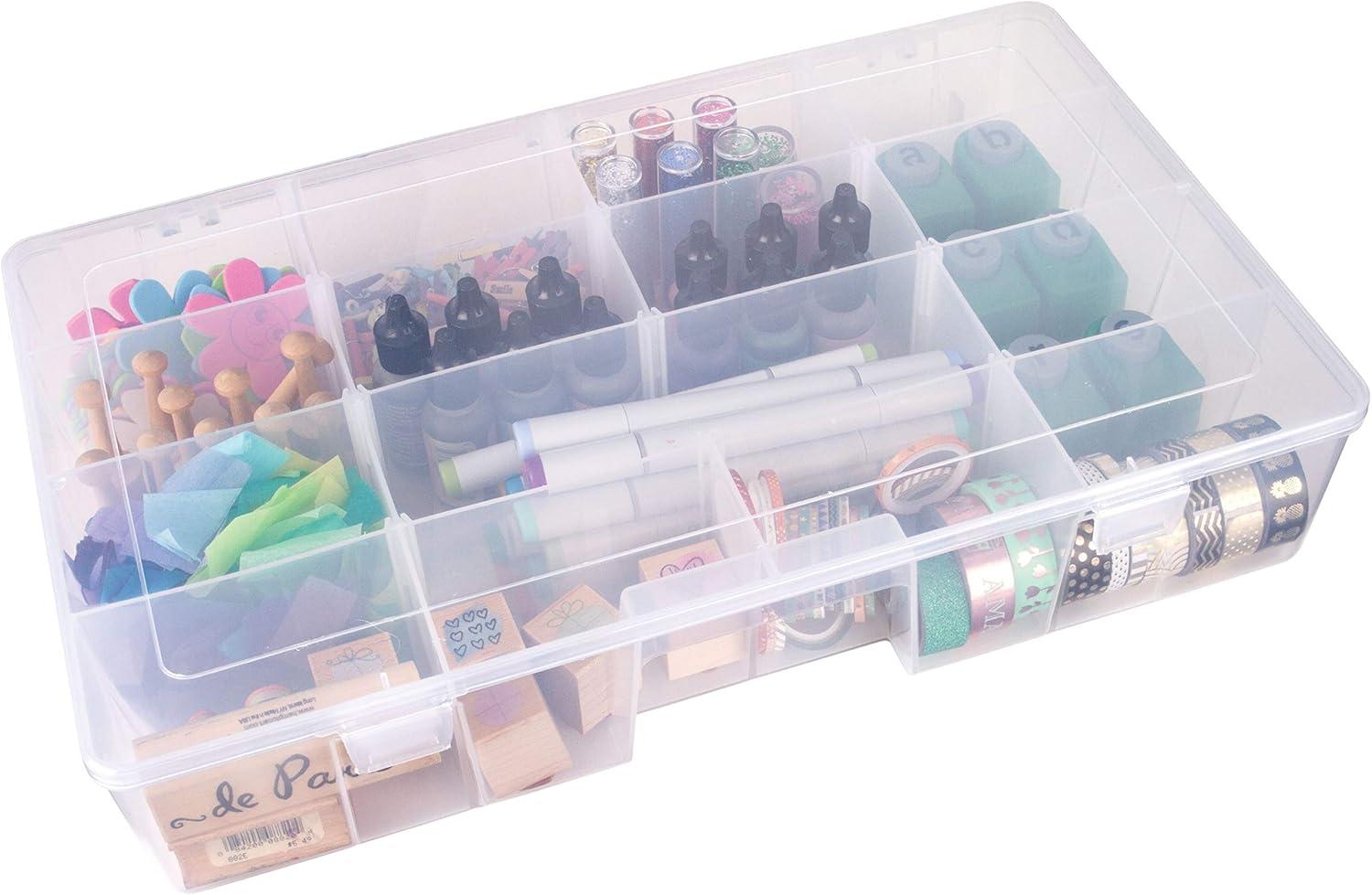 ArtBin Solutions Box, XL, Translucent, 15.25" x 8" x 3"
