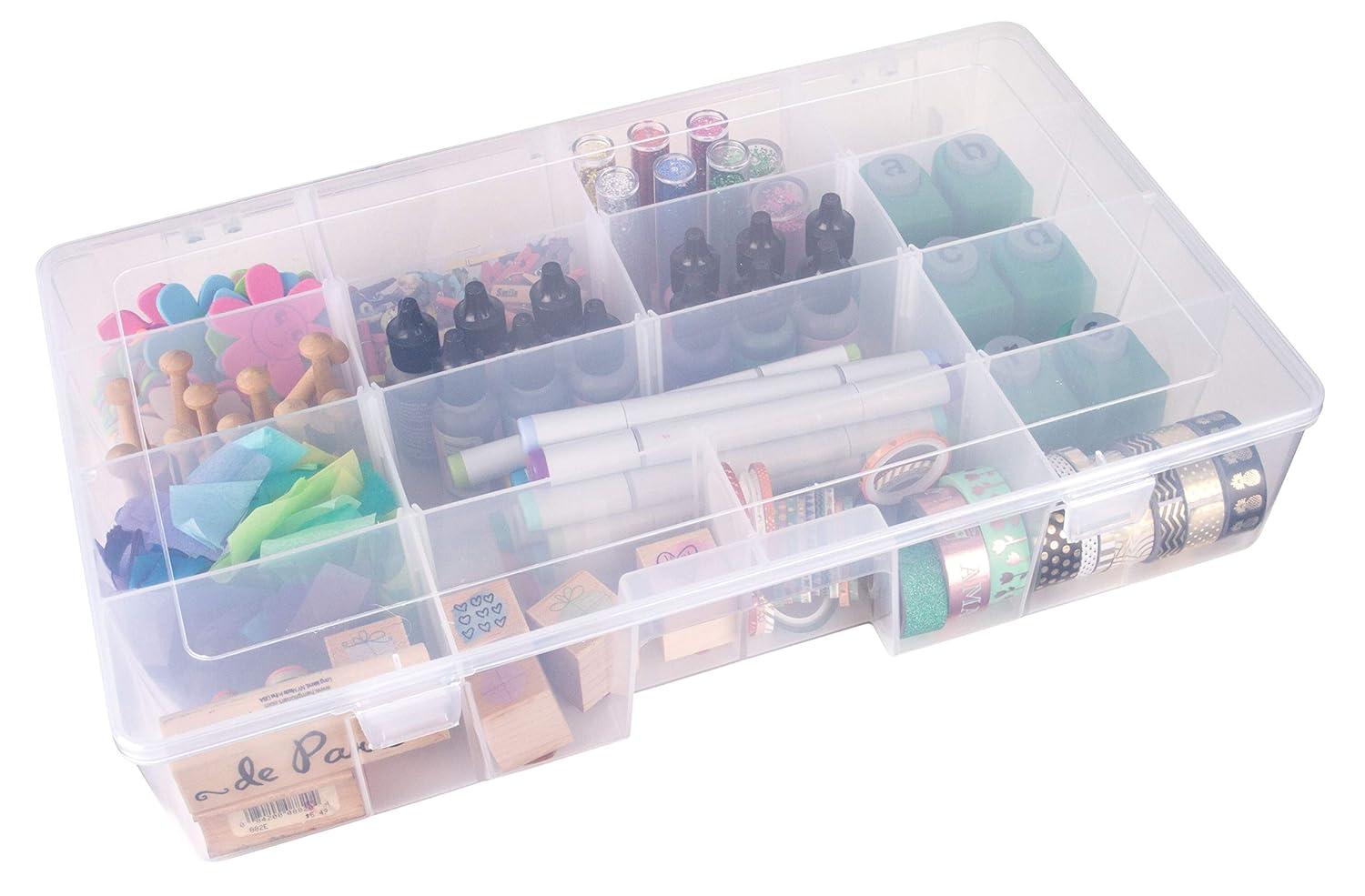 ArtBin Solutions Box, XL, Translucent, 15.25" x 8" x 3"