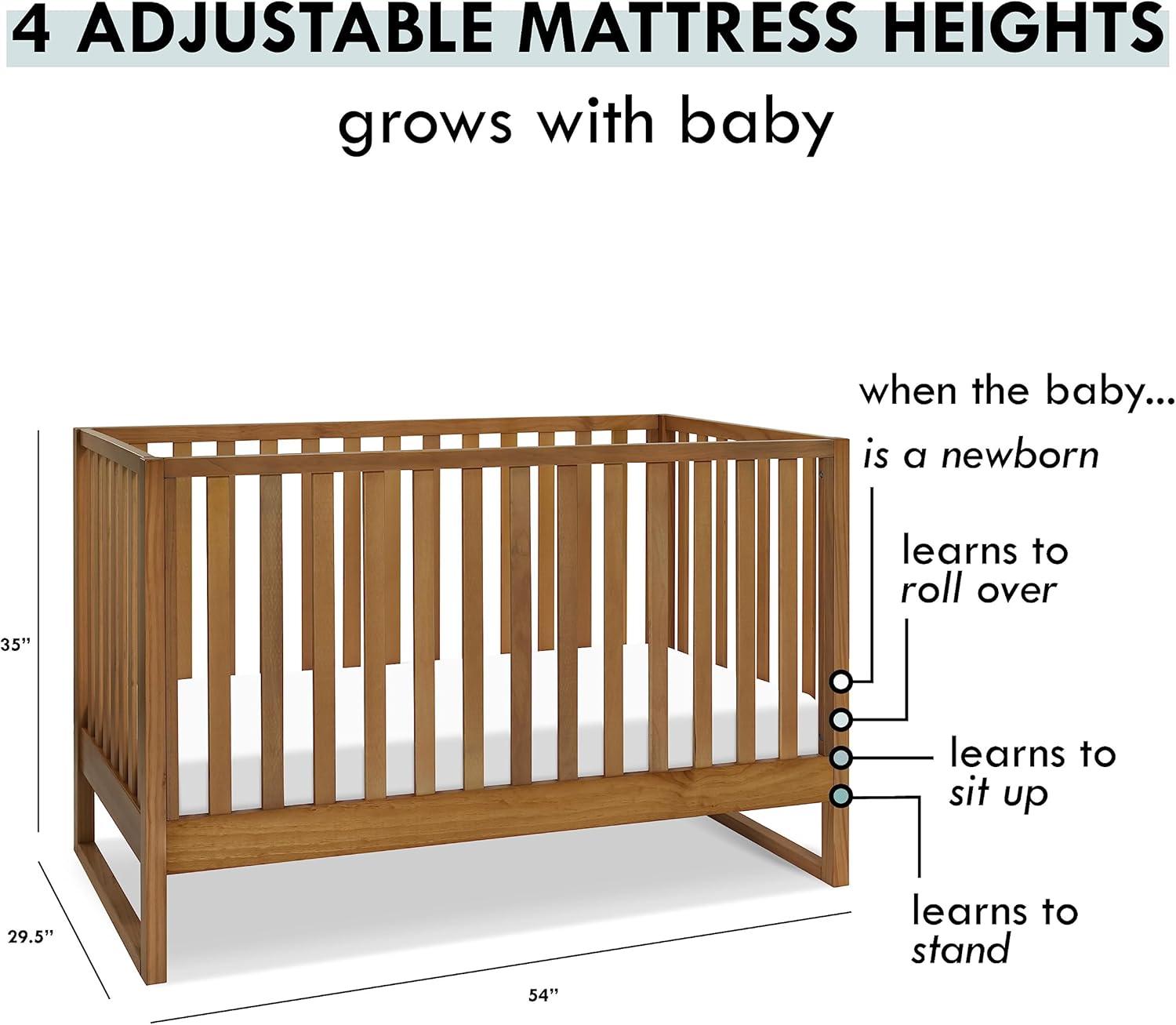 Hunter 3 in 1 Convertible Crib