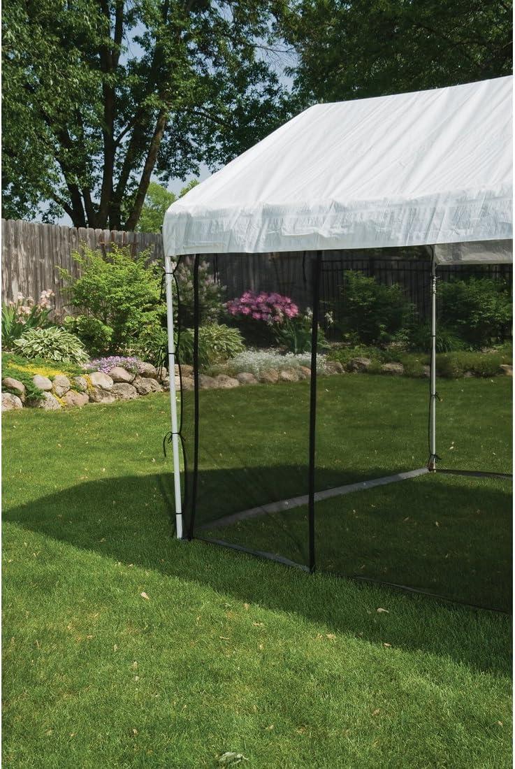 ShelterLogic MaxAP ShelterLogic Black Fabric Screen for Canopy