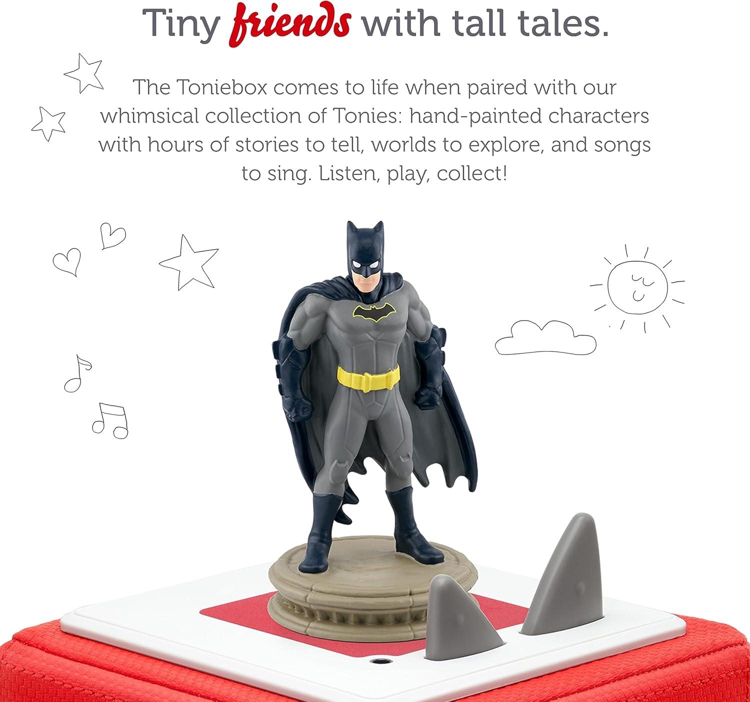 Tonies Batman, Audio Play Figurine for Portable Speaker, Small, Multicolor, Plastic