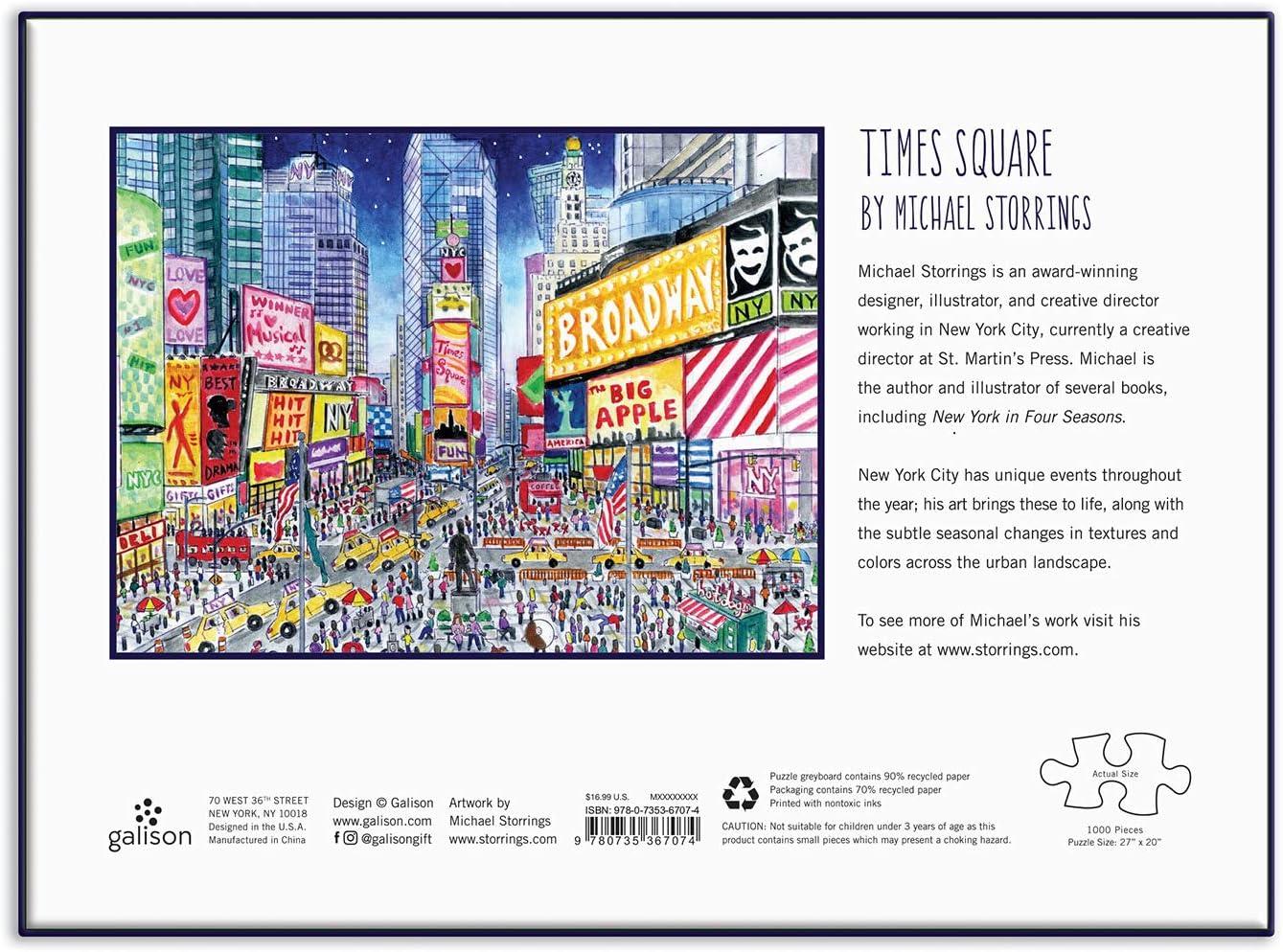 Michael Storrings Times Square 1000 Piece Puzzle (Other)