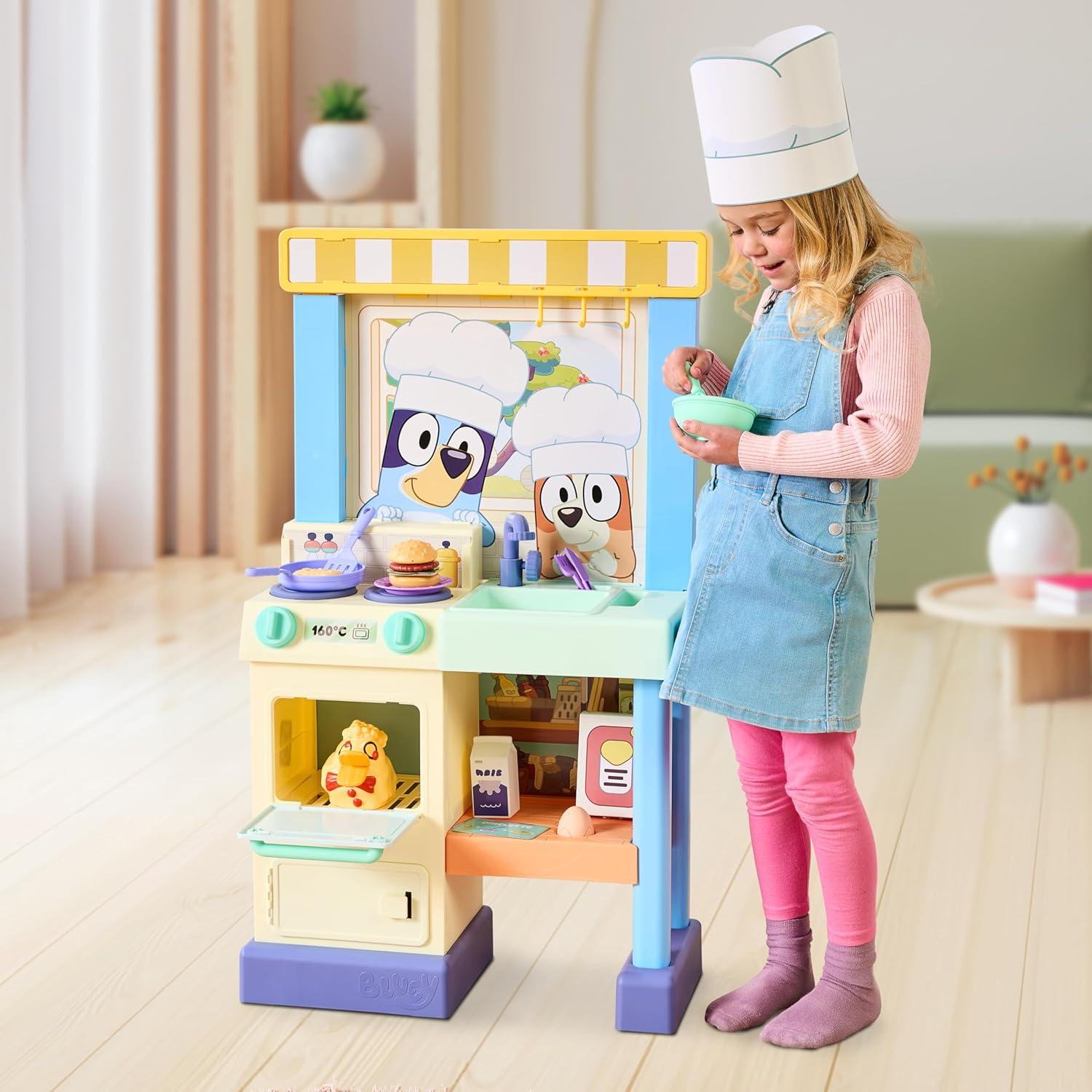 Bluey Cook With Chef Bluey Kitchen Playset