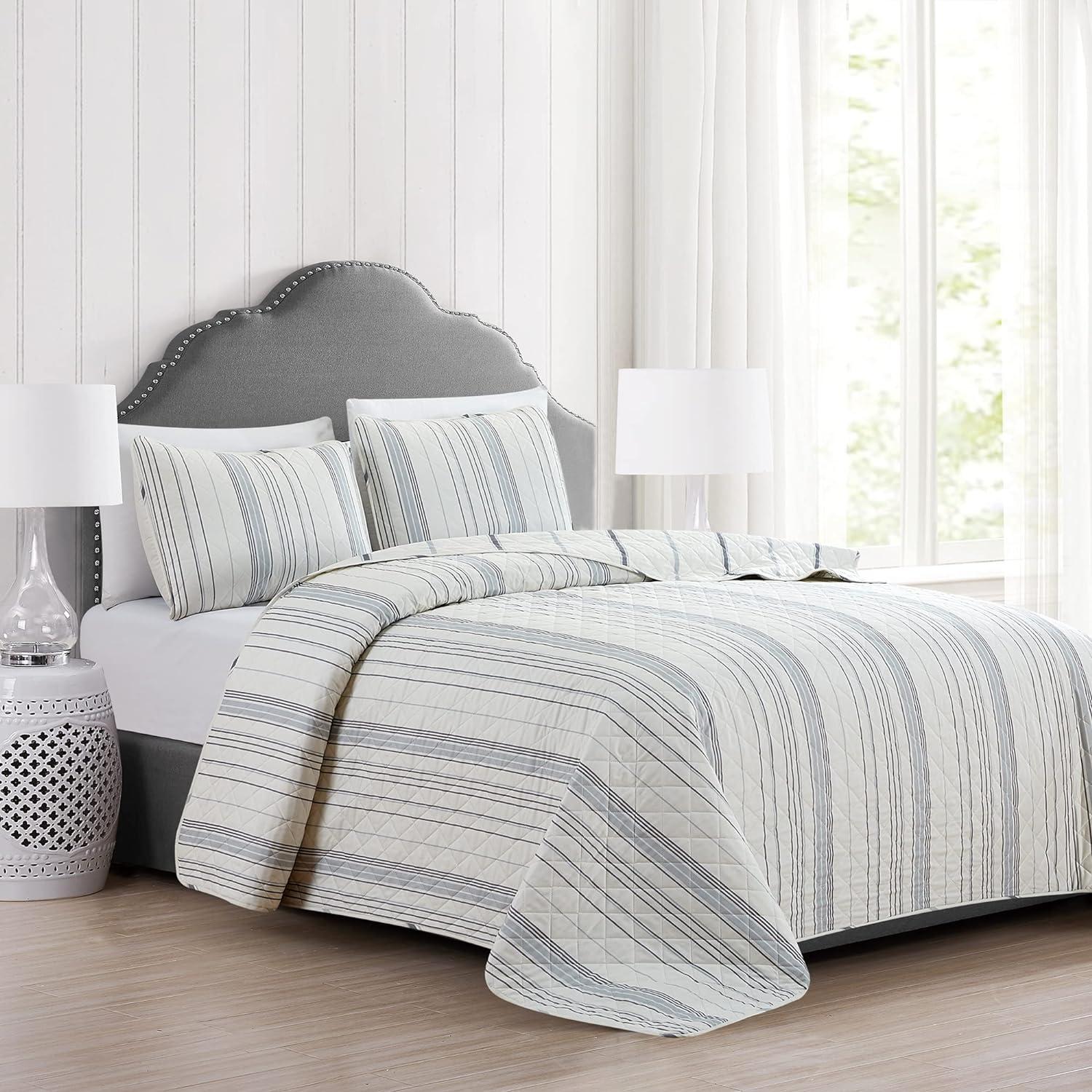 Sofia No Striped Quilt Set