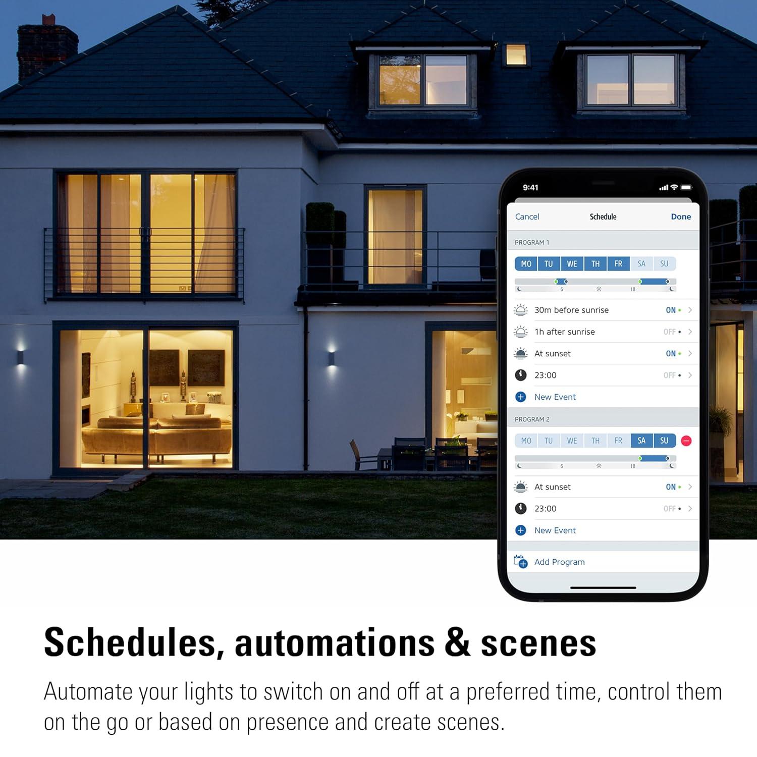 Eve Light Switch - Connected Wall Switch with Matter over Thread technology