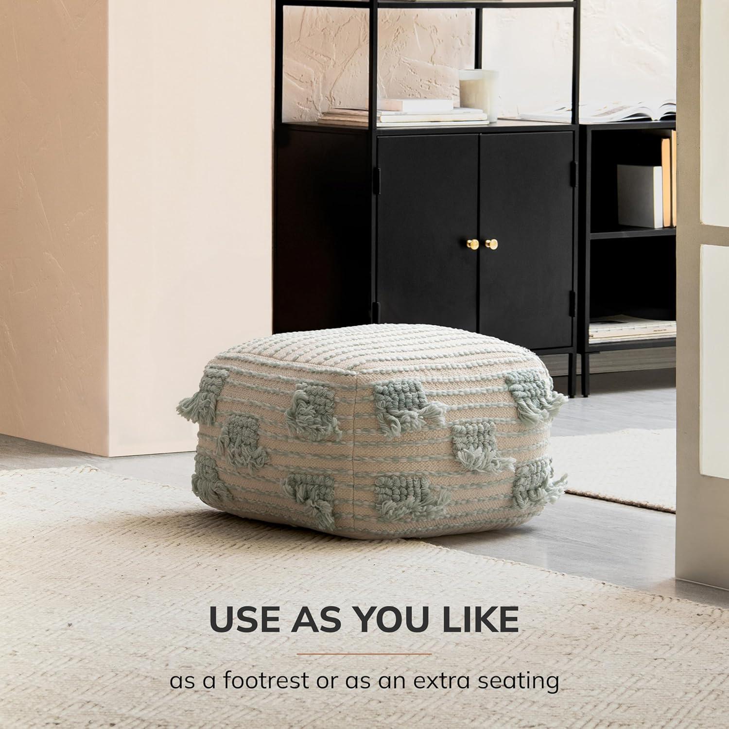 Cherokee Pouf Cream - Anji Mountain