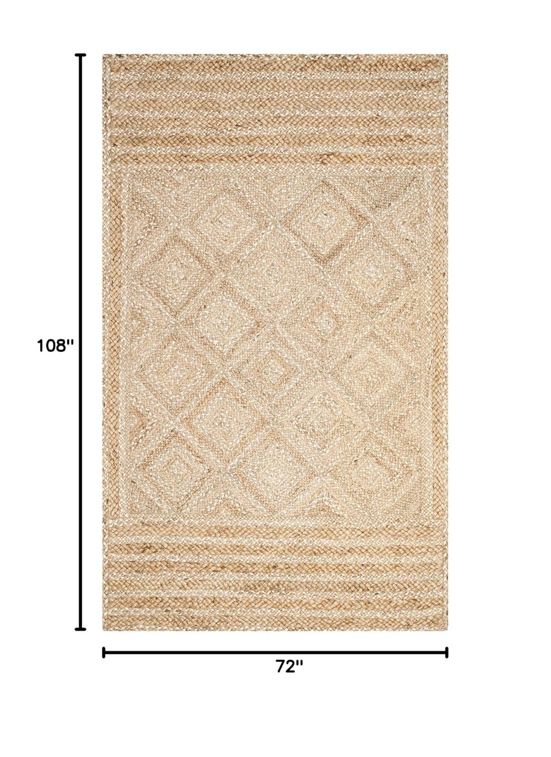 Natural Fiber NF925 Hand Woven Area Rug - Natural - 6'x9' - Safavieh.