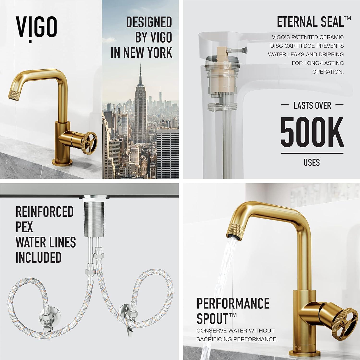 Cass 9" H Single Handle Single Hole Bathroom Faucet