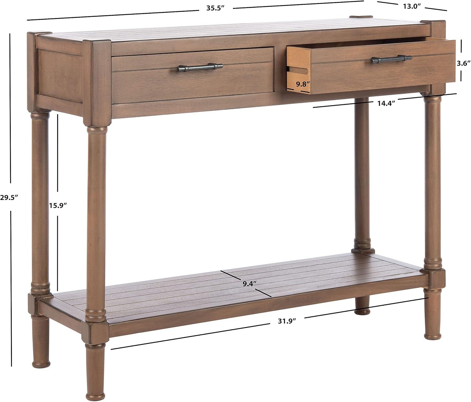 Filbert 2 Drawer Console Table  - Safavieh