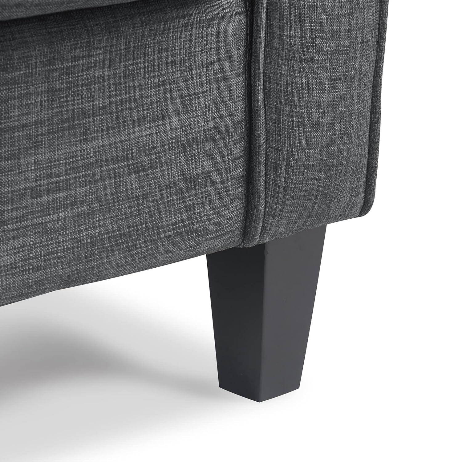 Serta Harmon Upholstered Reversible Sectional Sofa and Chaise