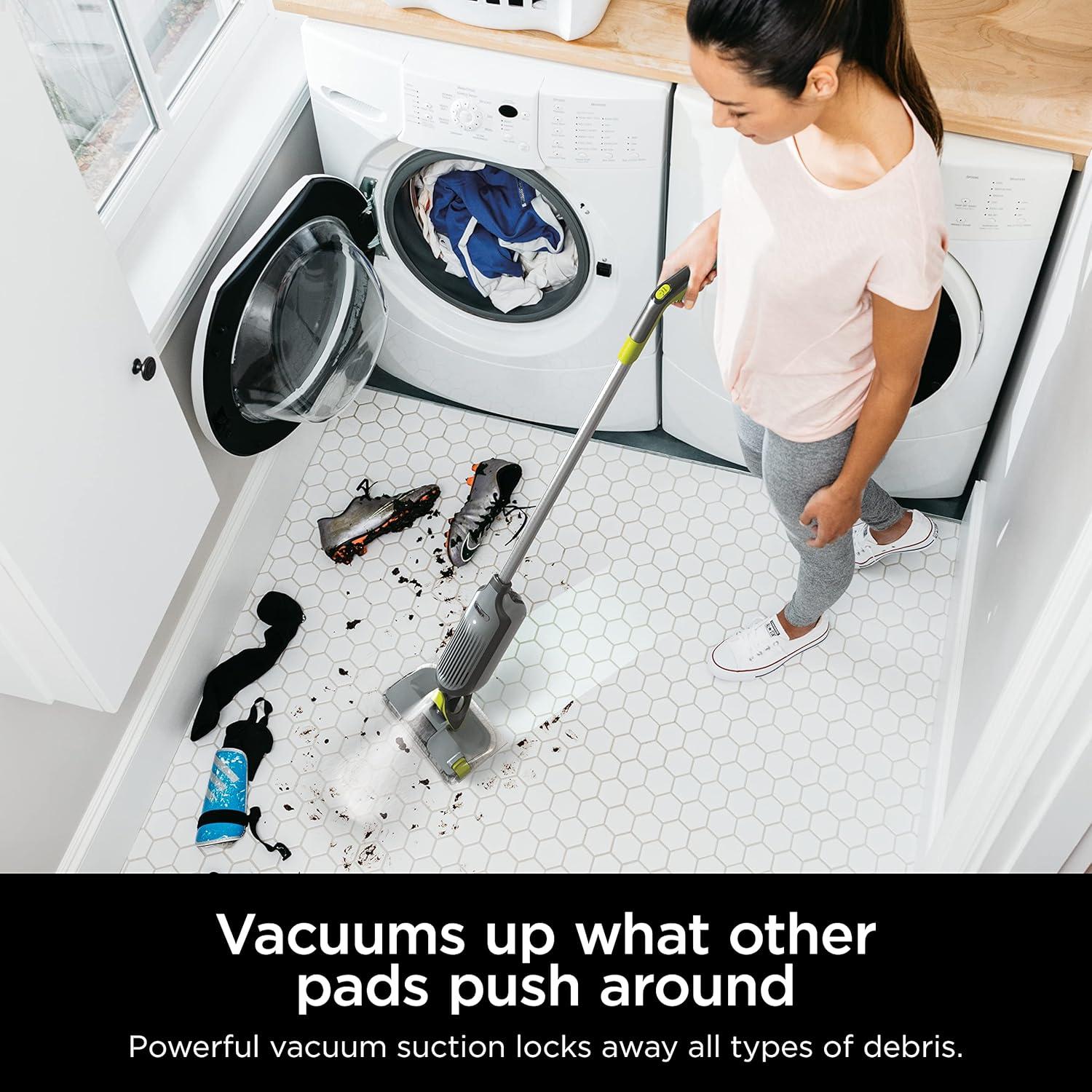 Shark Vacmop Pro Cordless Hard Floor Disposable Pad Vacuum Mop, Charcoal Gray