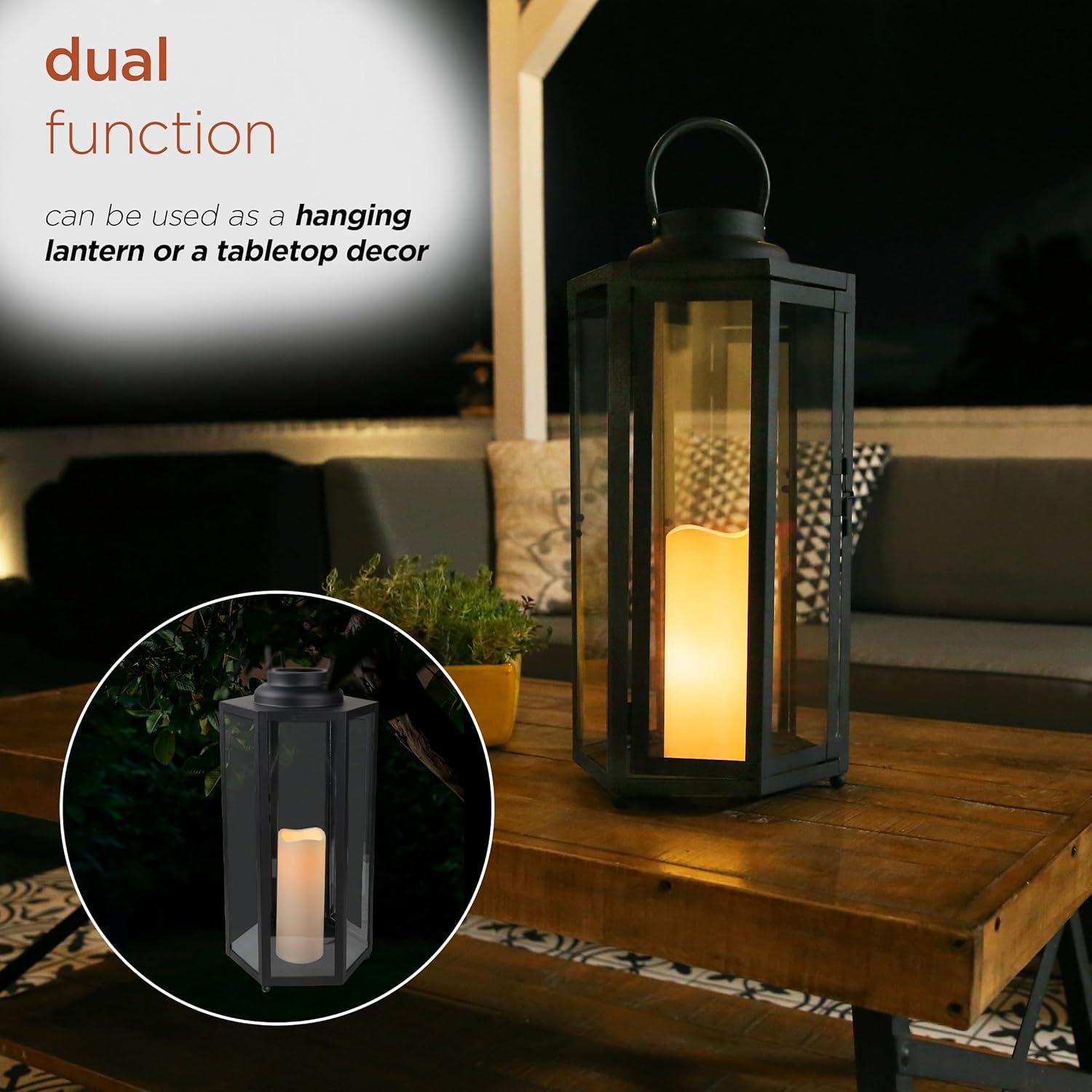 Battery Powered Outdoor Lantern