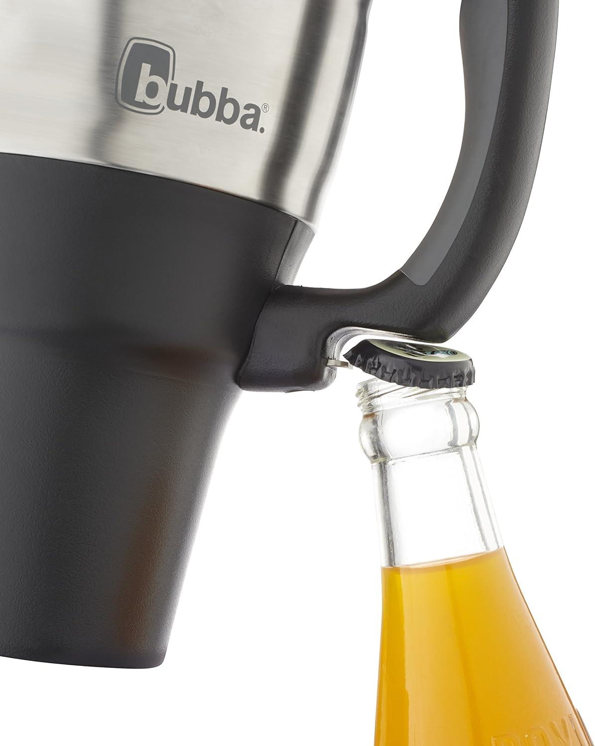bubba Classic Stainless Steel Mug with Handle Black, 34 fl oz.