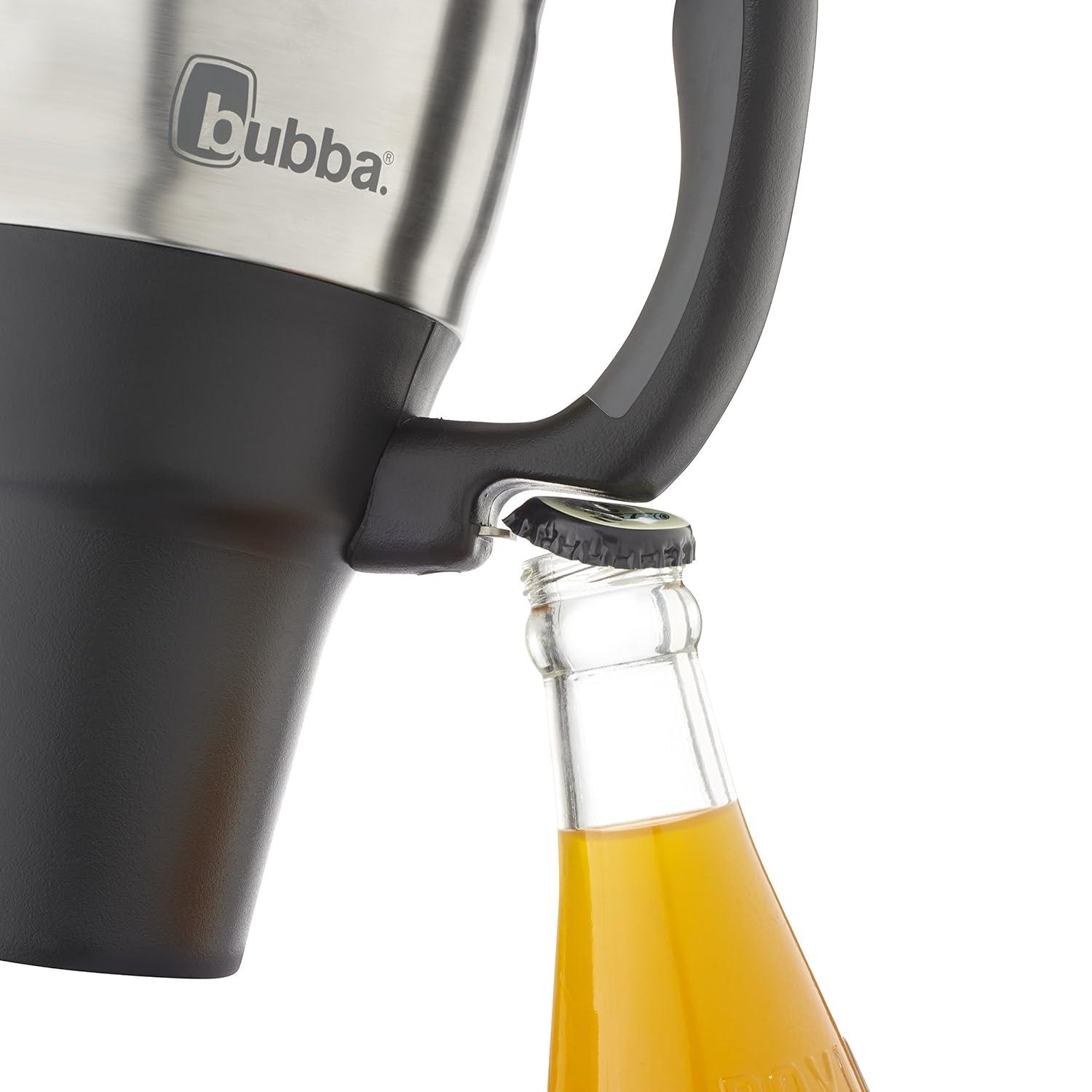 bubba Classic Stainless Steel Mug with Handle Black, 34 fl oz.