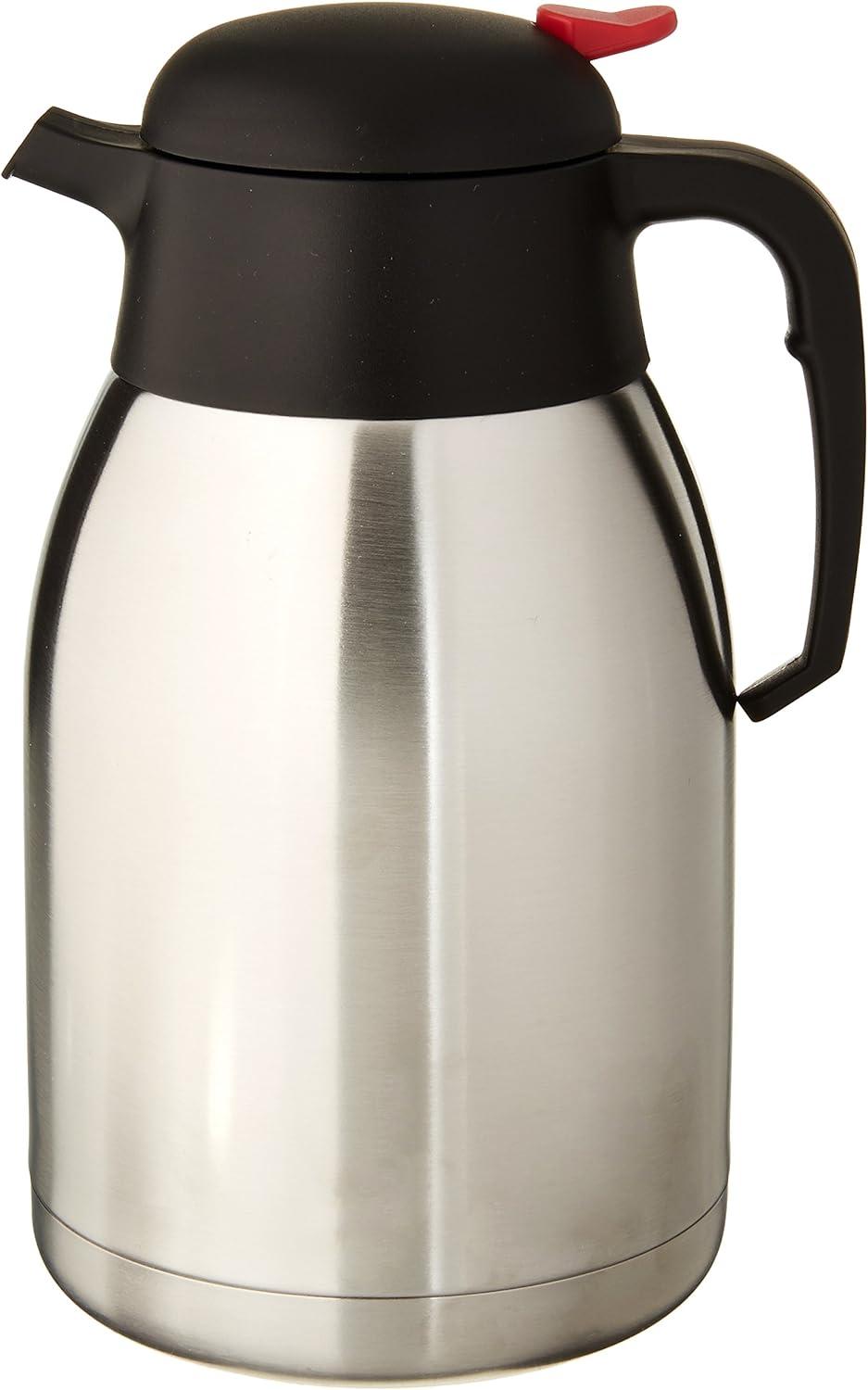 67.6 oz Silver Stainless Steel Coffee Carafe