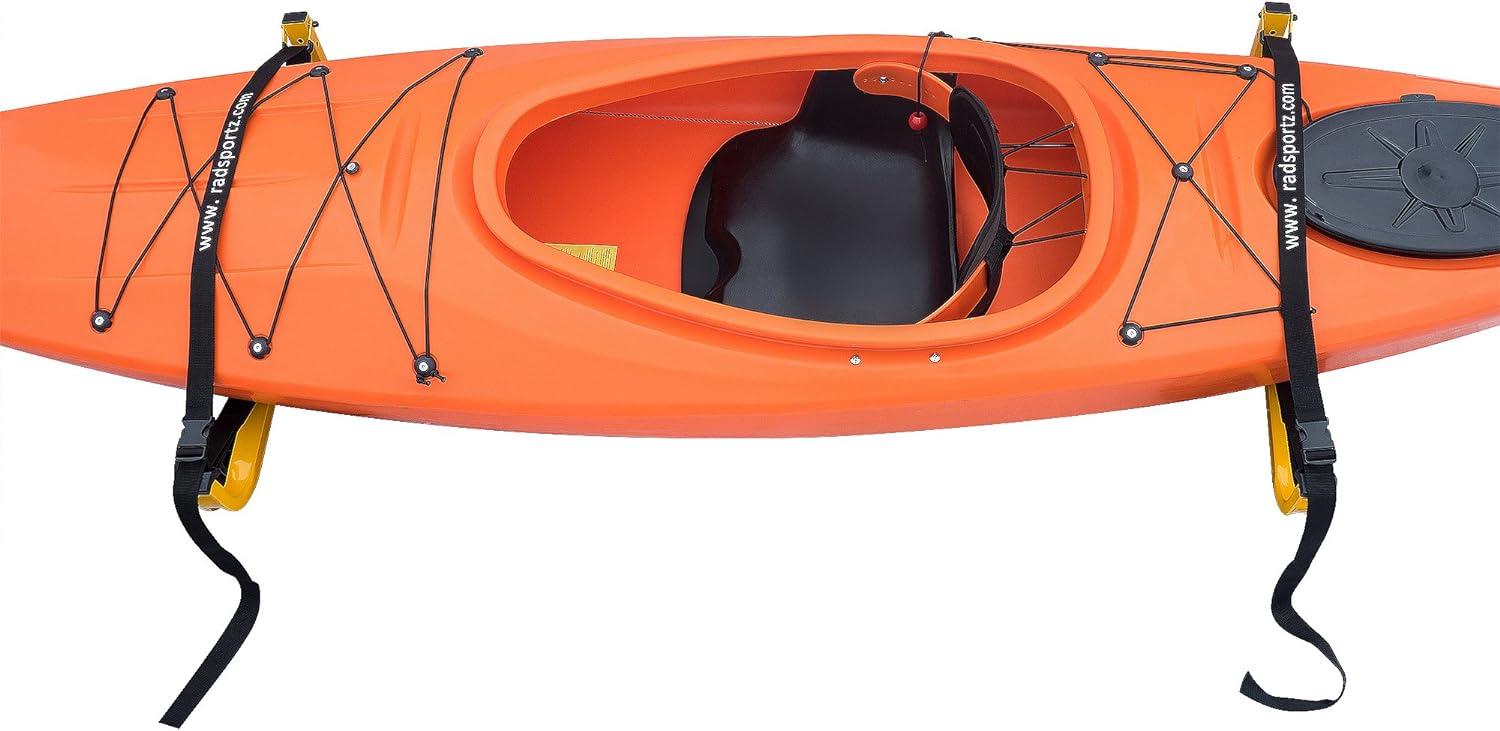 Silver Aluminum Folding Kayak Cart with Foam Cushions