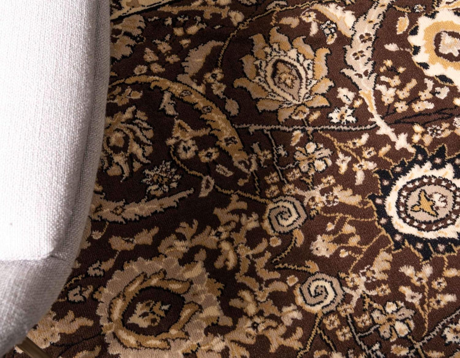 Unique Loom Cape Cod Espahan Rug , 8' 0" x 10' 0" ,Green