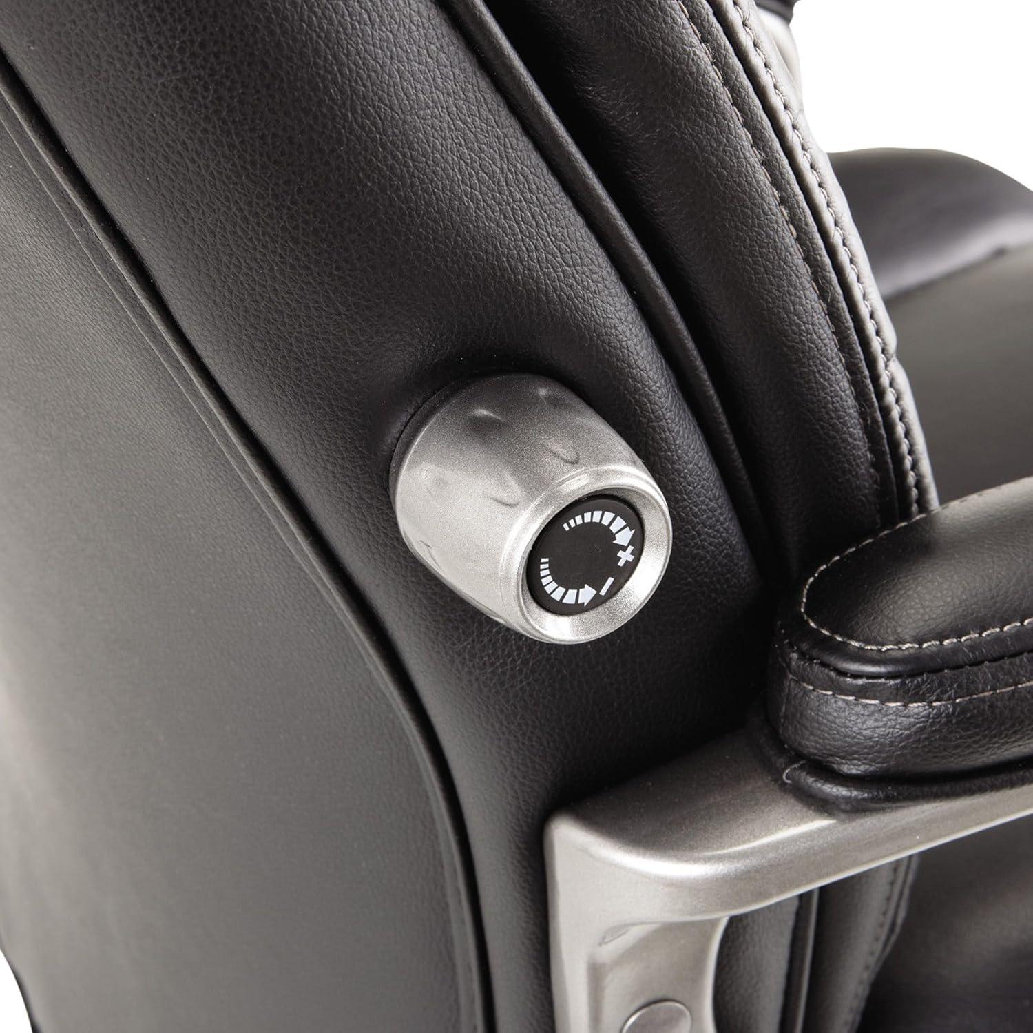 Alera Office Desk Chair, High-Back, Black/Graphite