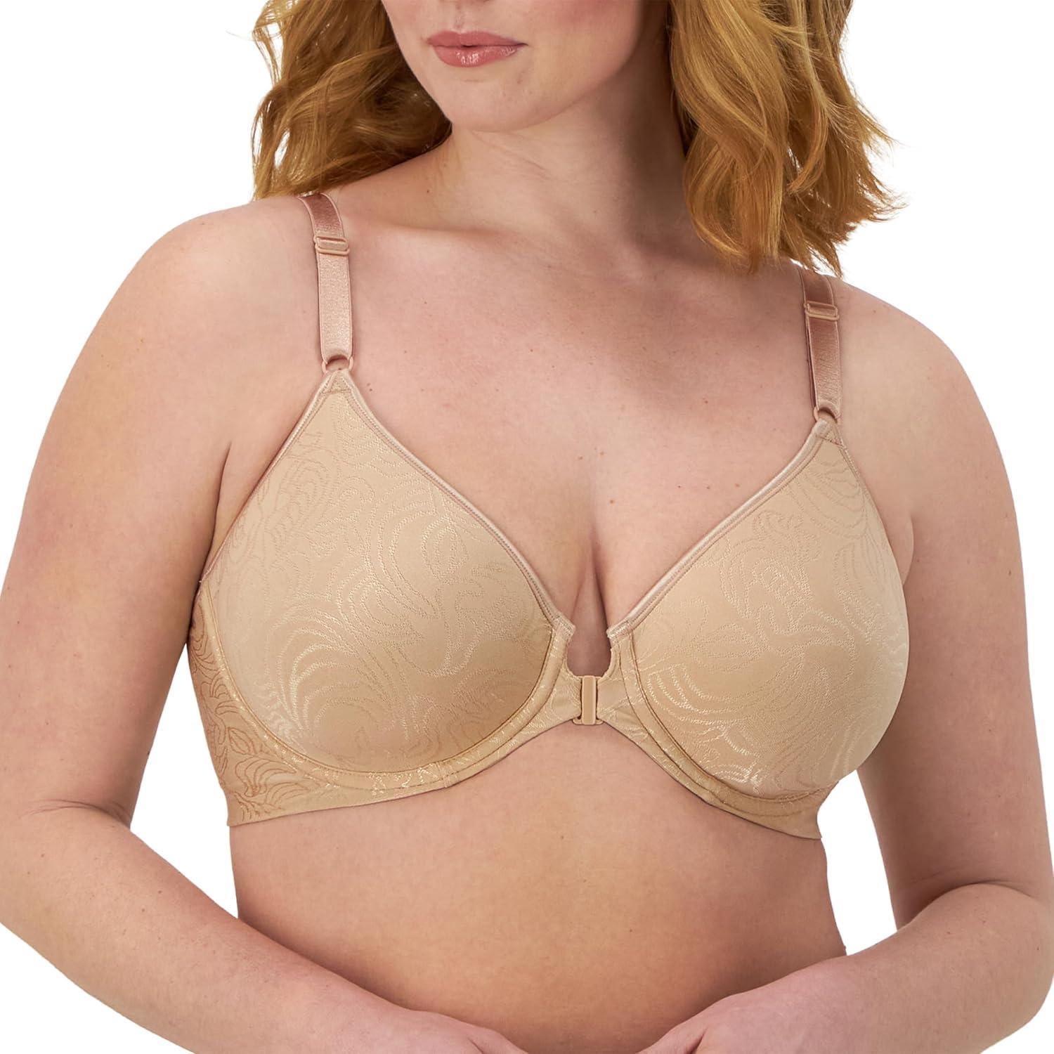 Bali Comfort Revolution Front Close Shaping Underwire Bra Nude 38B Women's
