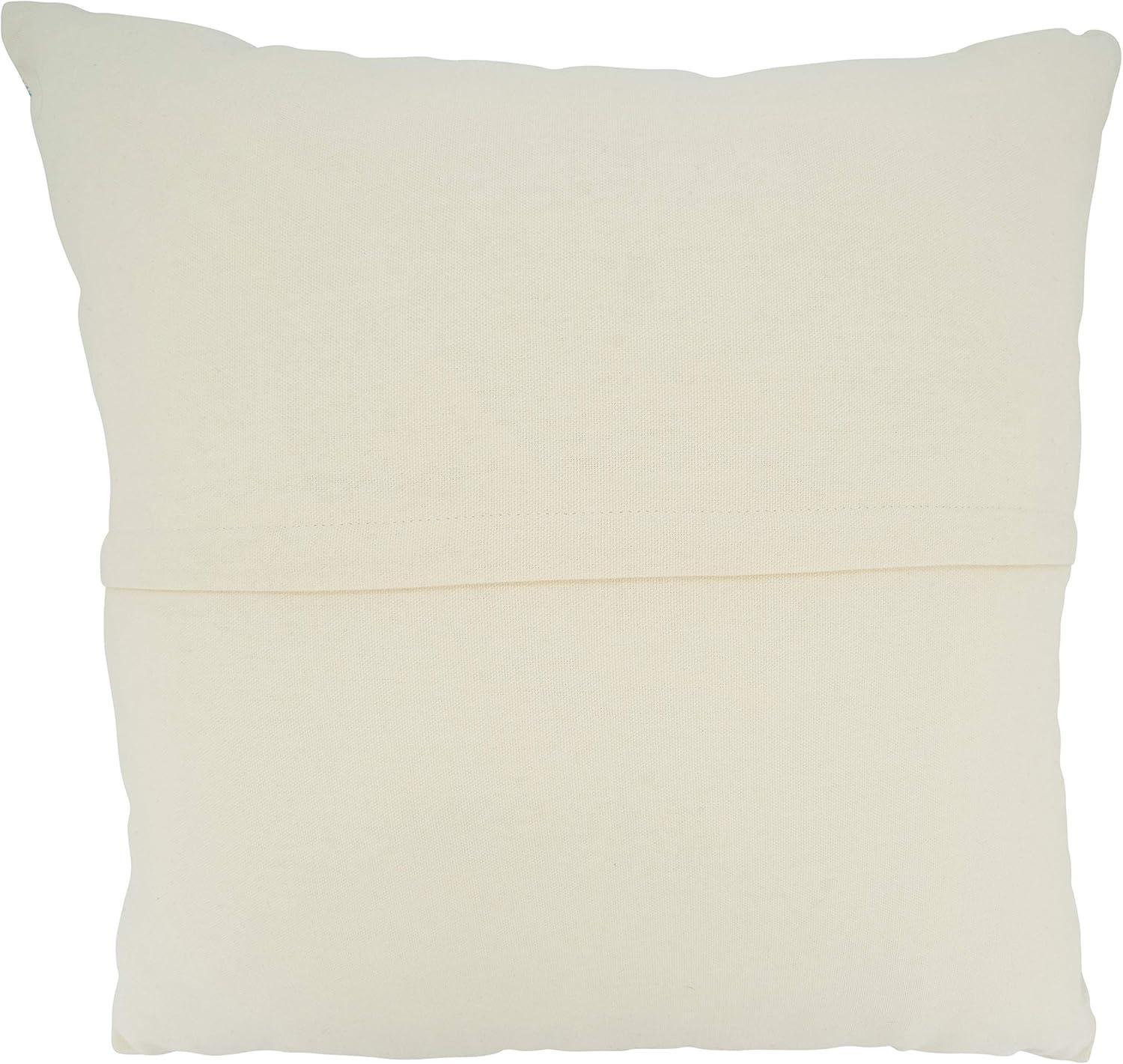 Saro Coralee Collection Striped Cotton Throw Pillow