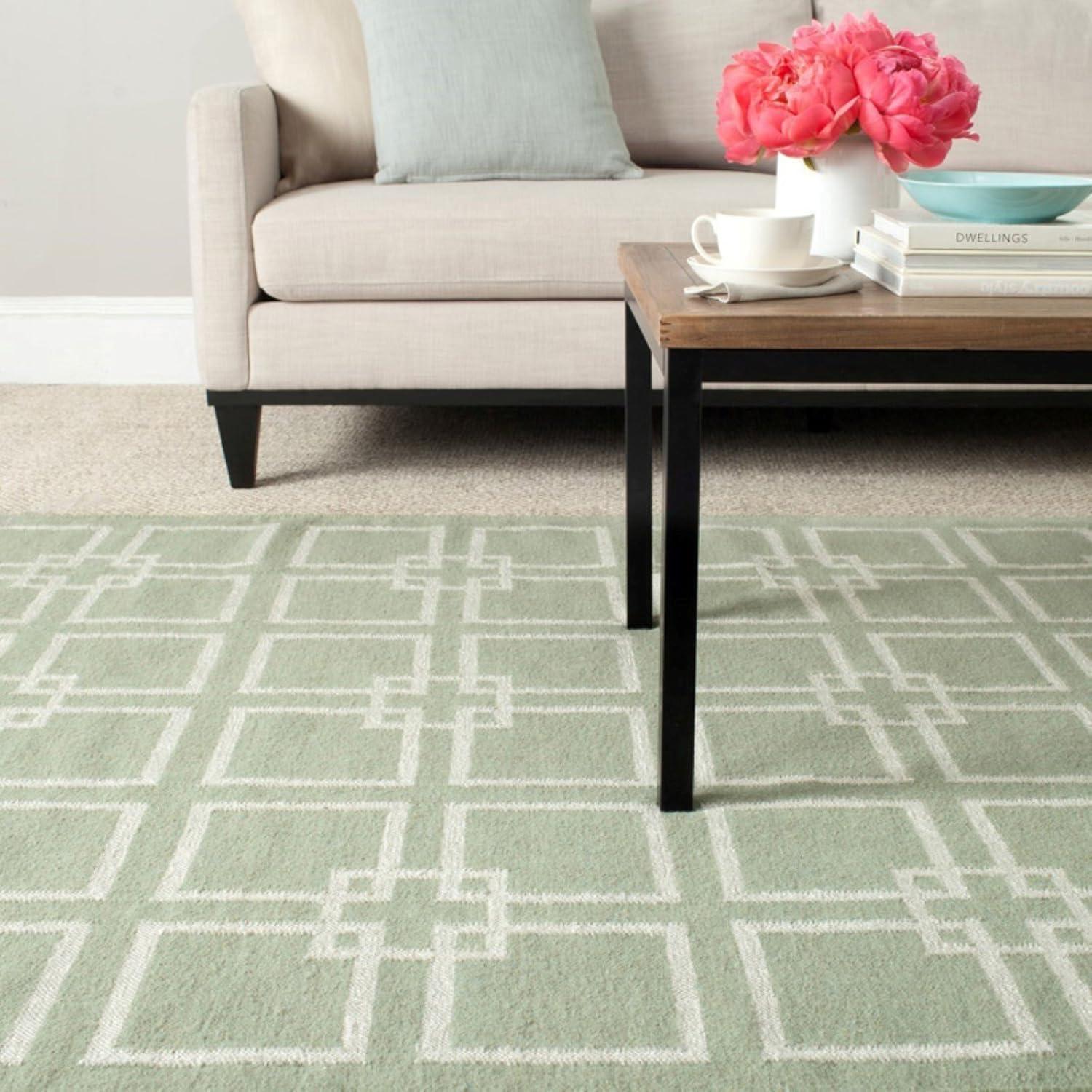 Flatweave Geometric Rug