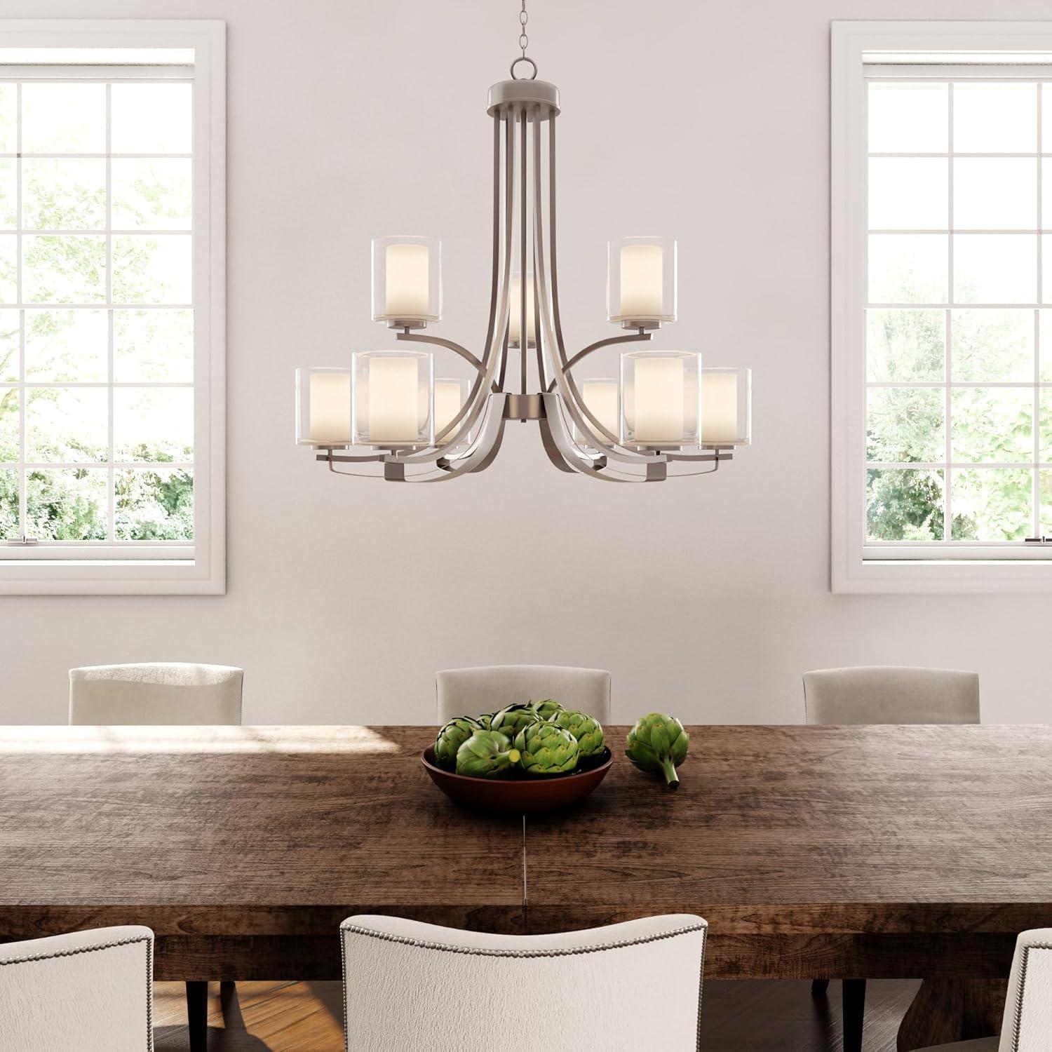 Minka Lavery - Parsons Studio - Chandelier 9 Light in Transitional Style - 28.5