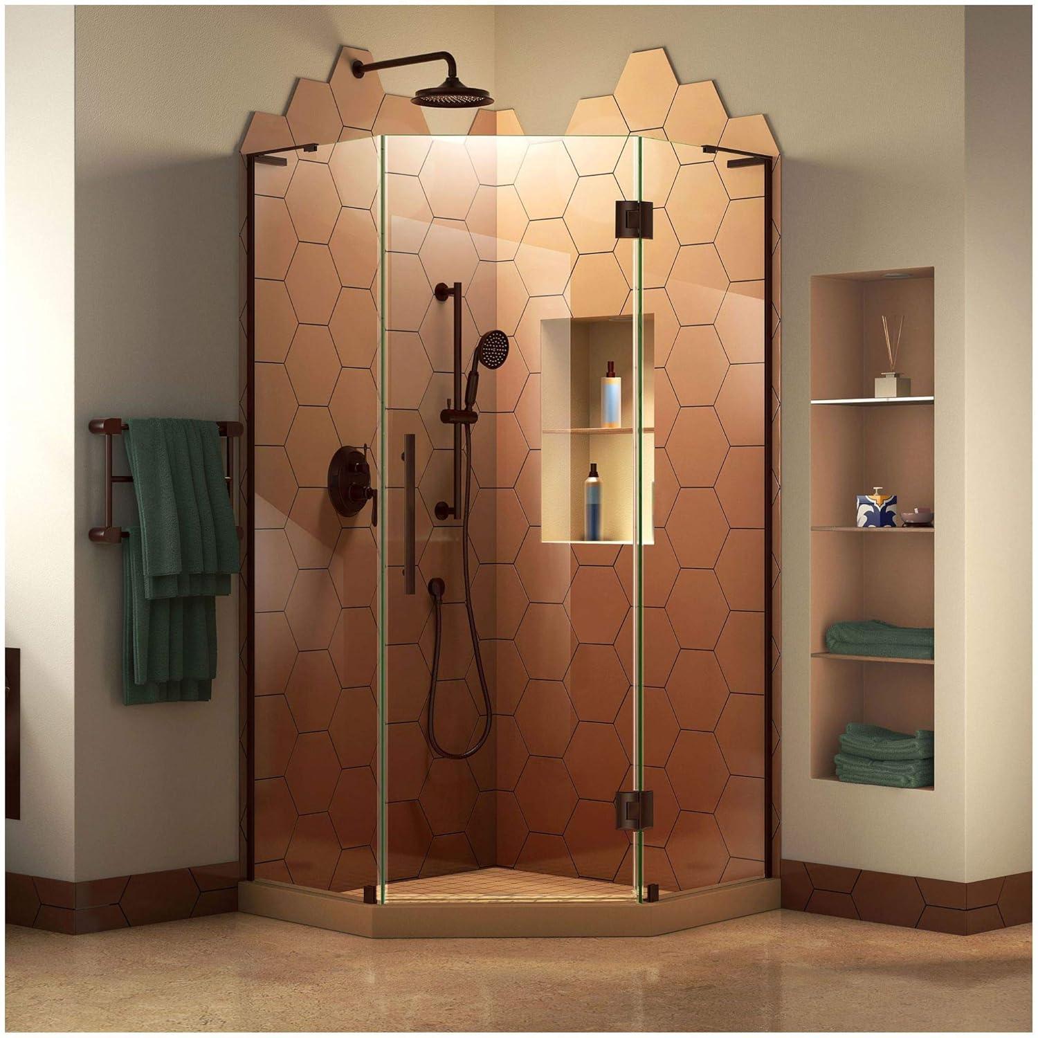 Prism Plus 40" x 72" Neo-angle Hinged Shower Enclosure